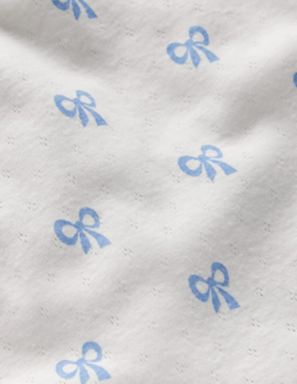 Langärmeliges Oberteil mit Pointelle-Muster-Winzige Schleifen - Image 6