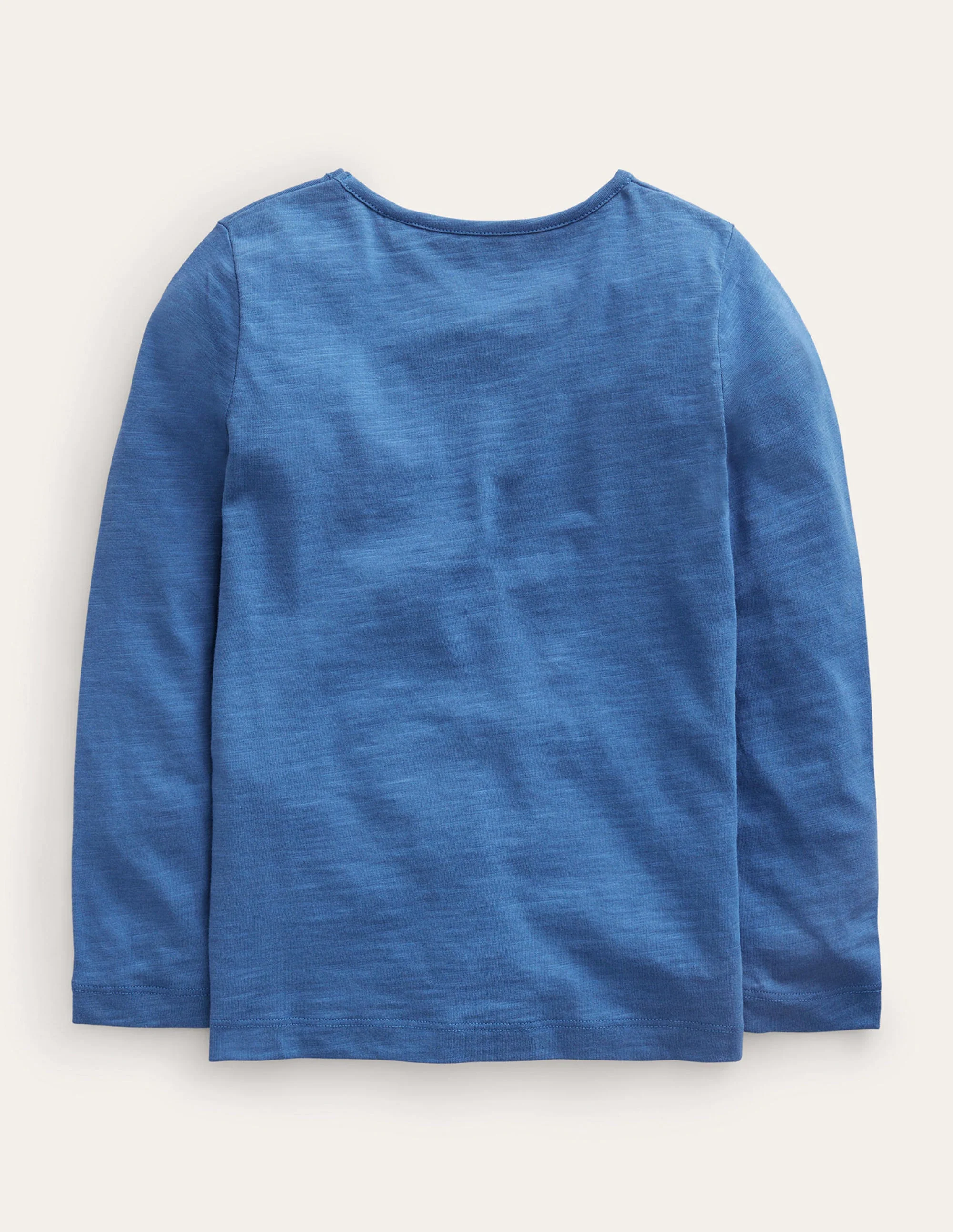 Langärmliges Flammgarn-T-Shirt mit Logo-Delftblau Teekannen - Image 2