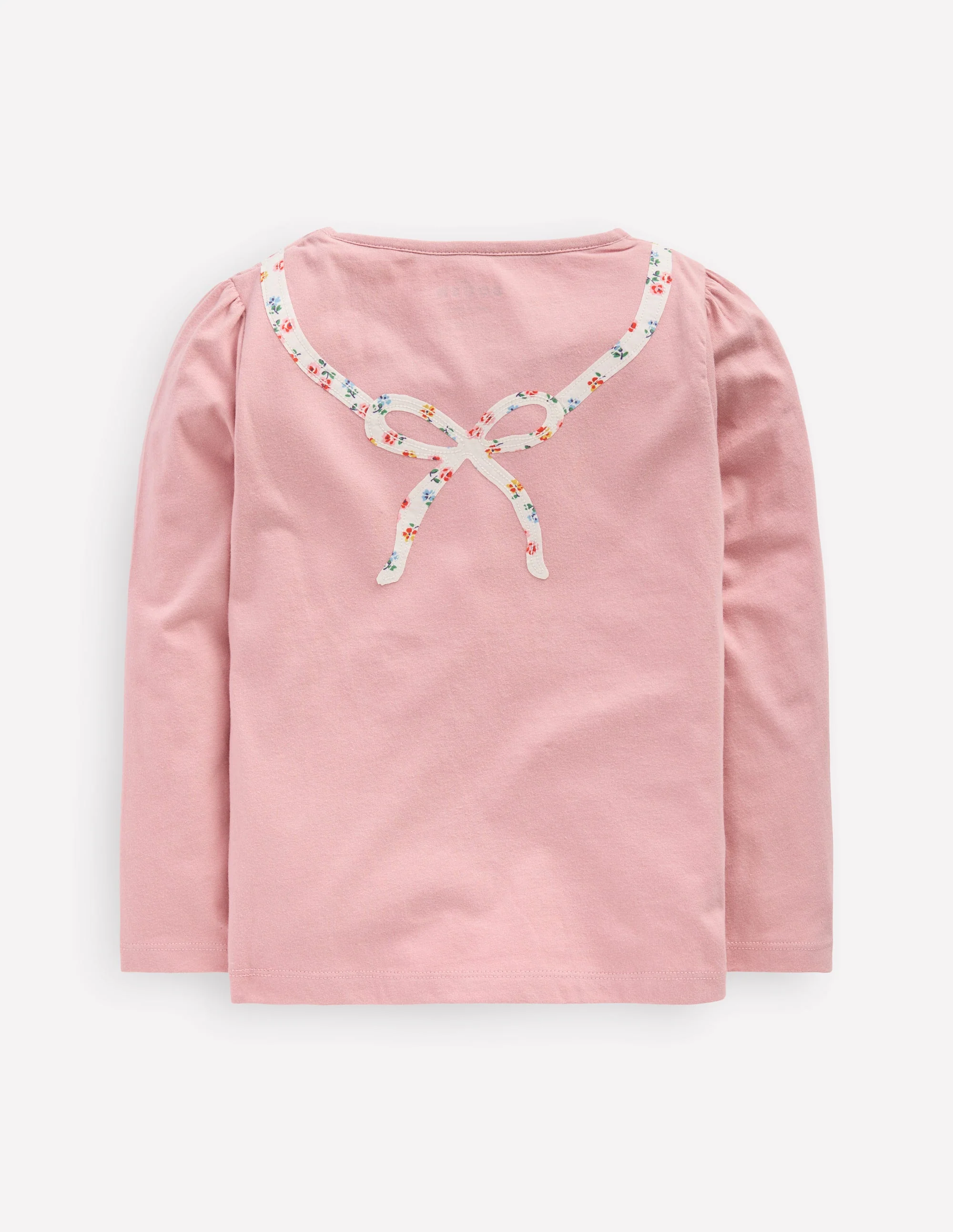 Langarmshirt mit Puffärmeln und Applikation-Vintage-Rosa Schlittschuhe - Image 2