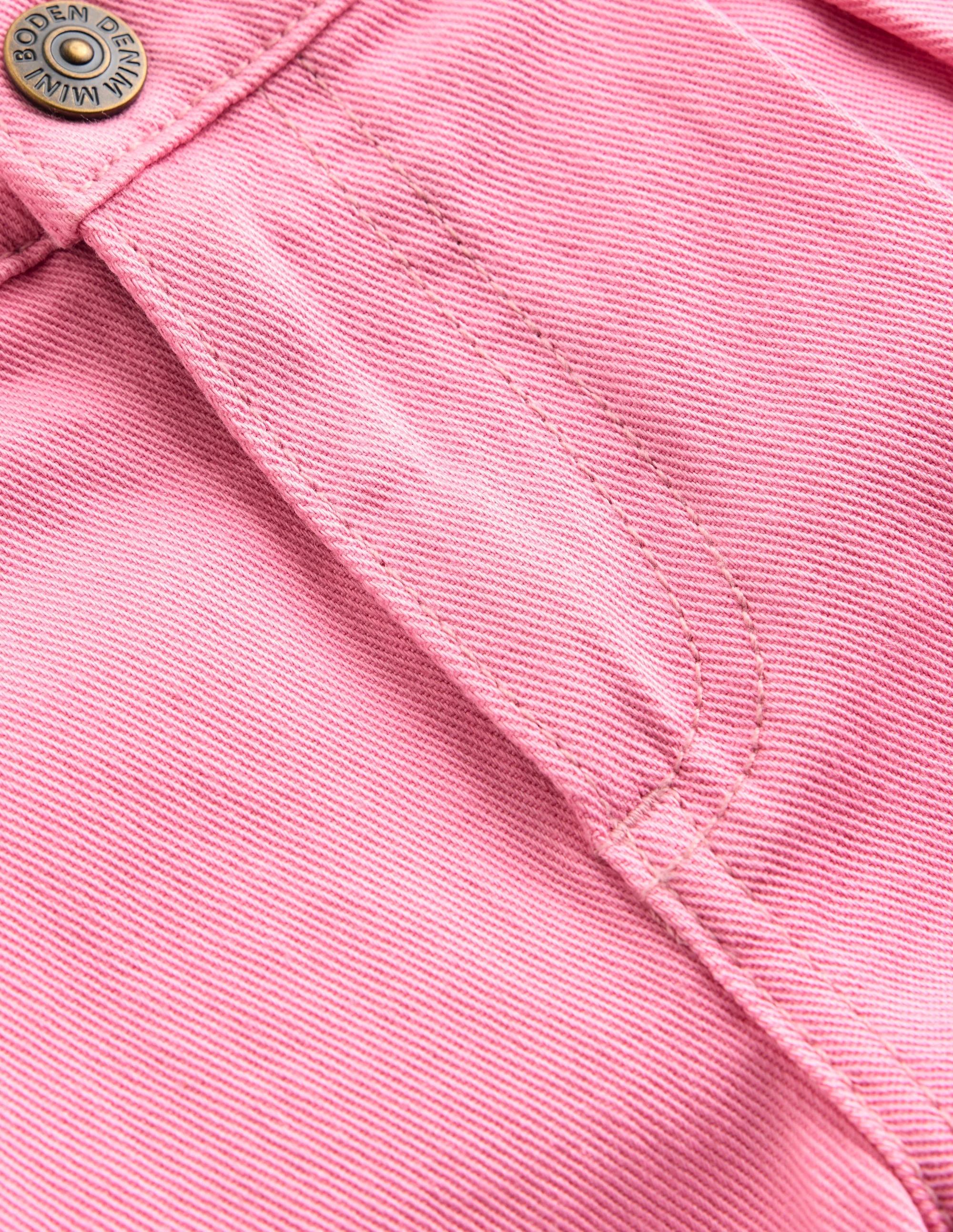 Lange Jeansshorts-Kaugummi-Rosa - Image 3
