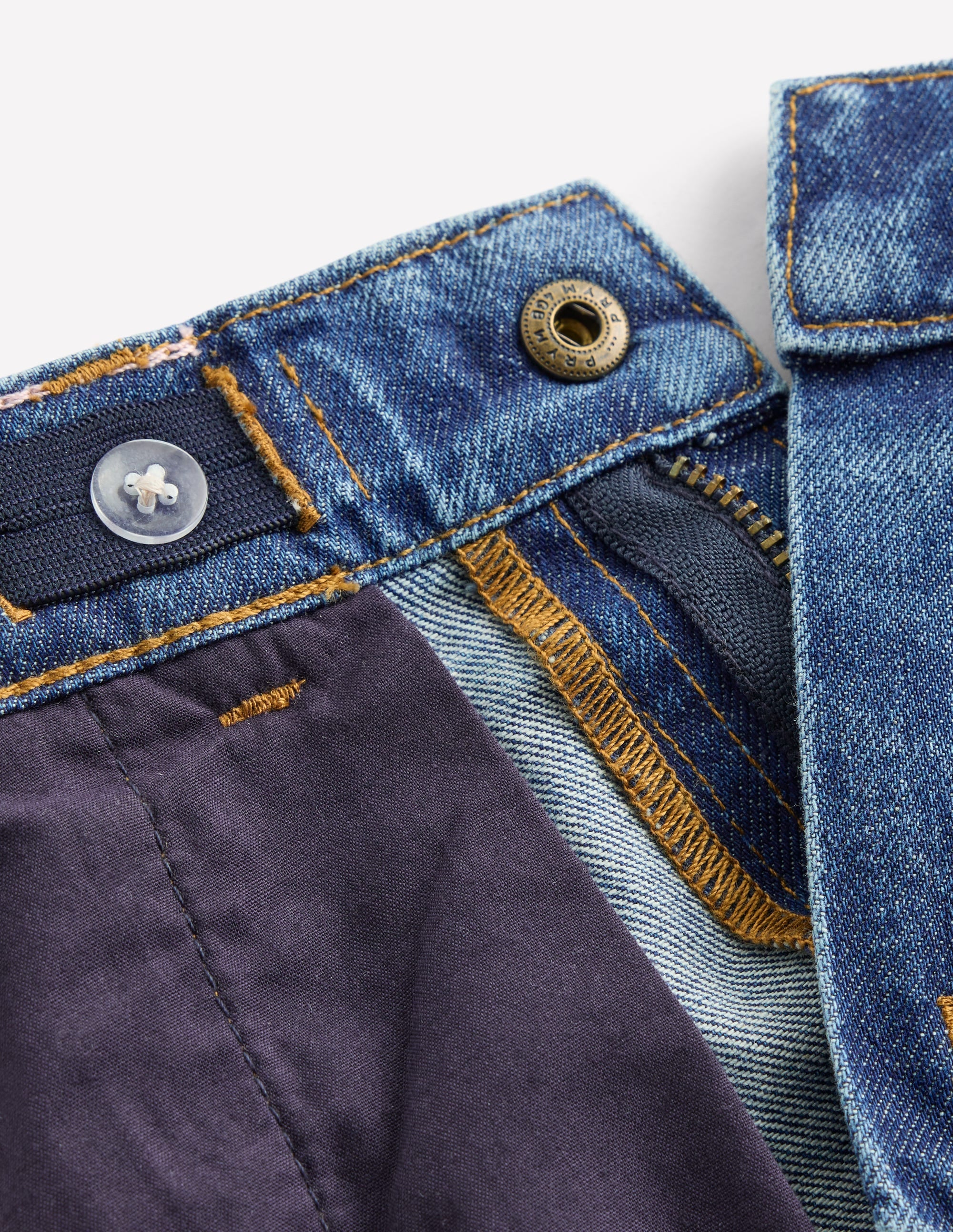 Lange Jeansshorts-Mittlere Mischung Denim - Image 5
