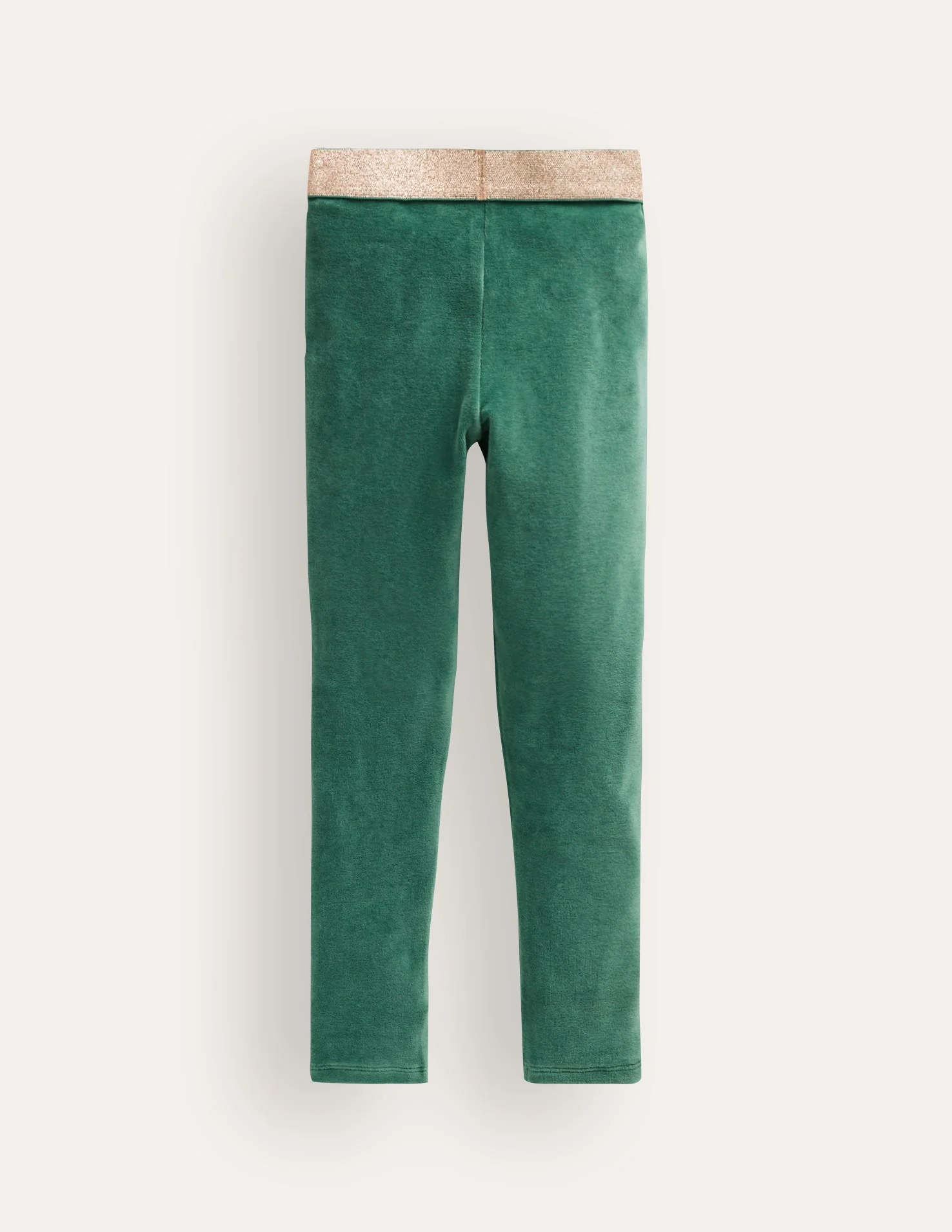 Leggings aus Samt-Jade - Image 2
