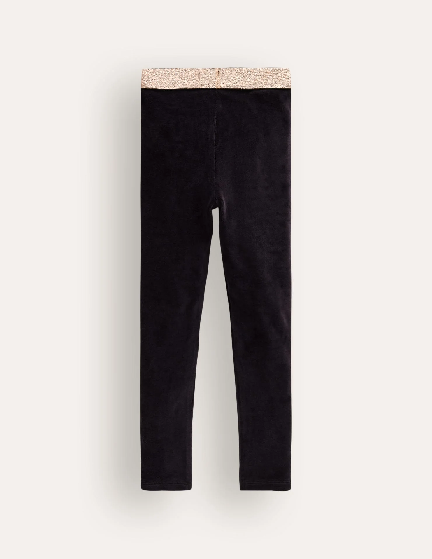 Leggings aus Samt-Schwarz - Image 2
