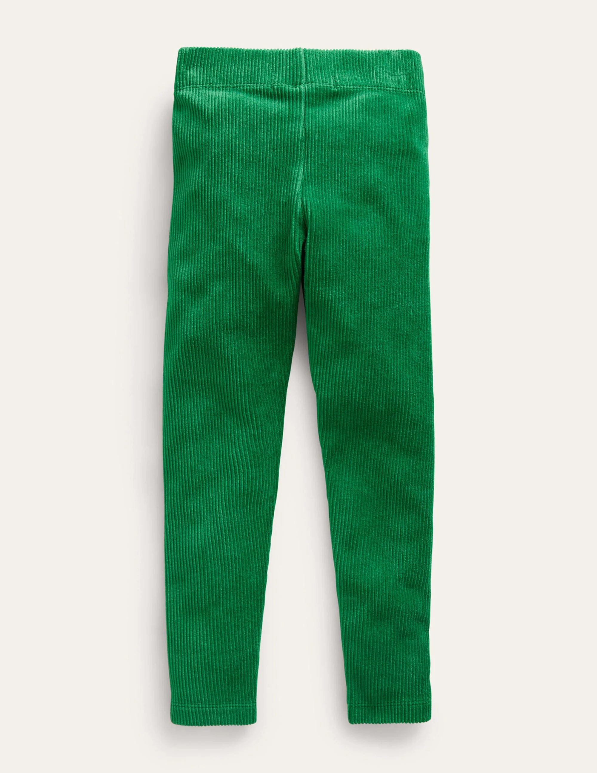 Leggings aus Velours-Rippstrick-Monster-Grün