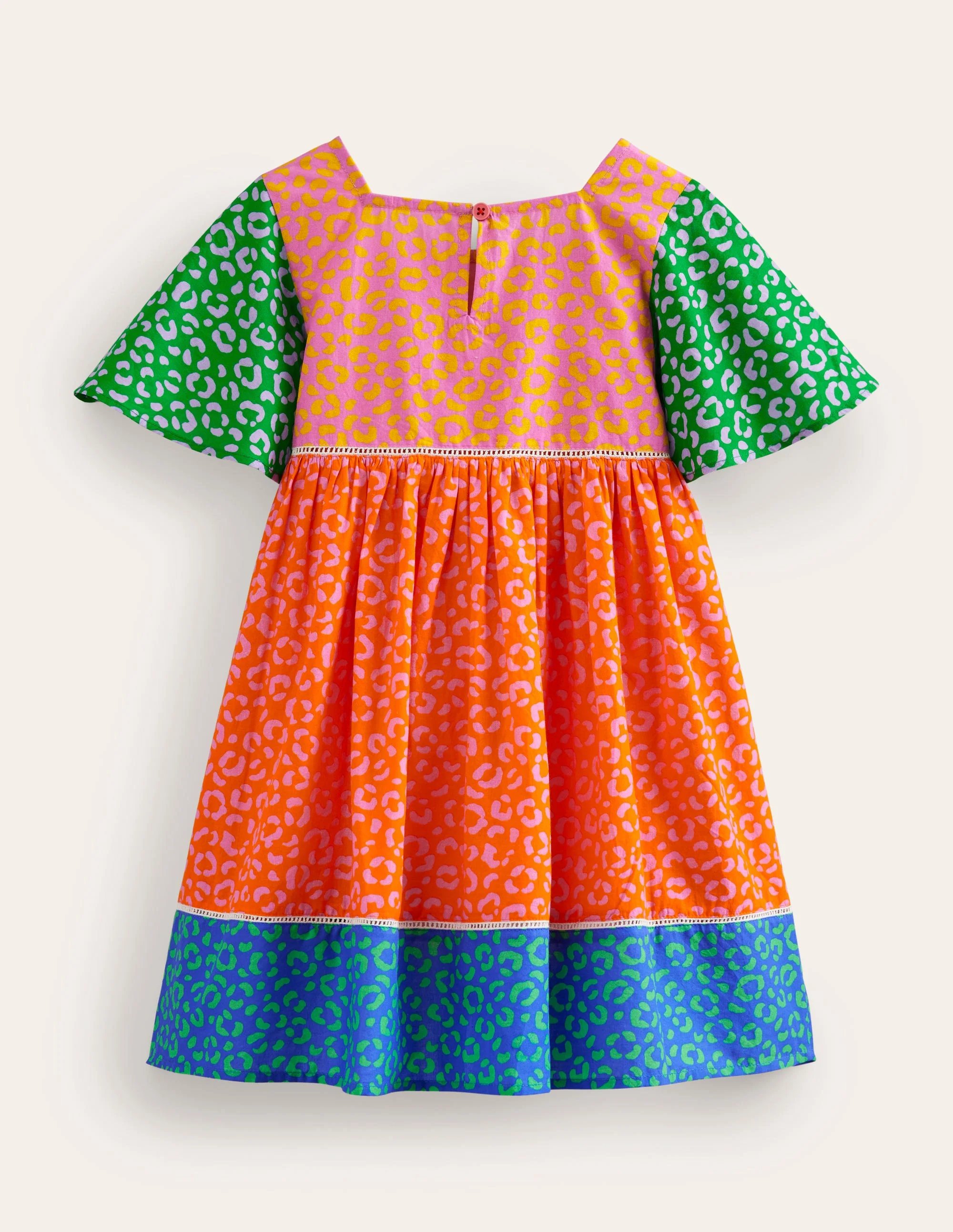 Leichtes Freizeitkleid-Bunt Leopardenmuster - Image 2