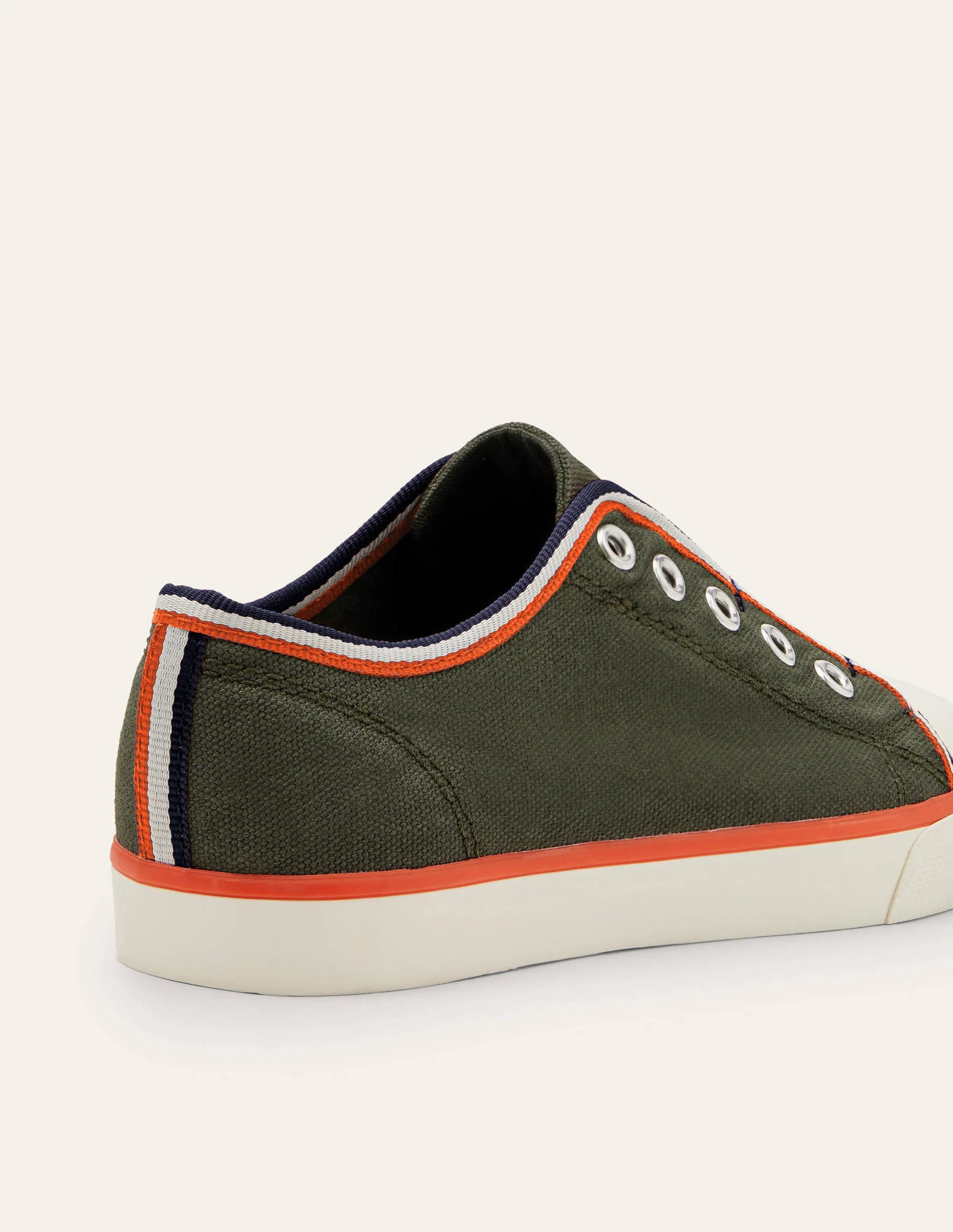 Leinenschuhe ohne Schnürsenkel zum Hineinschlüpfen-Khaki - Image 3