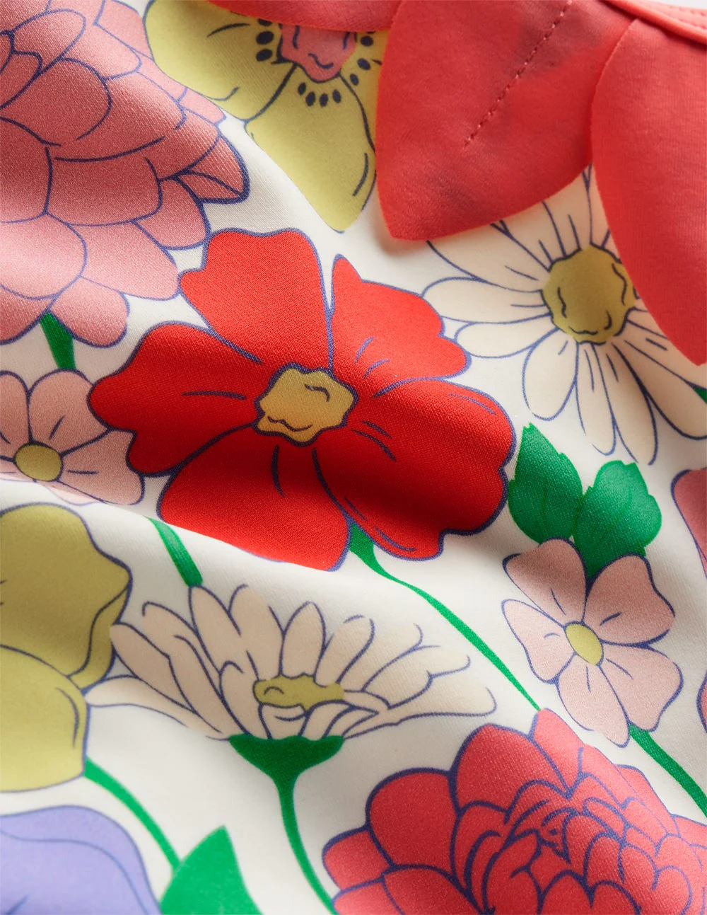 Lettice Badeanzug mit Cut-out-Bunt Sommergarten - Image 3