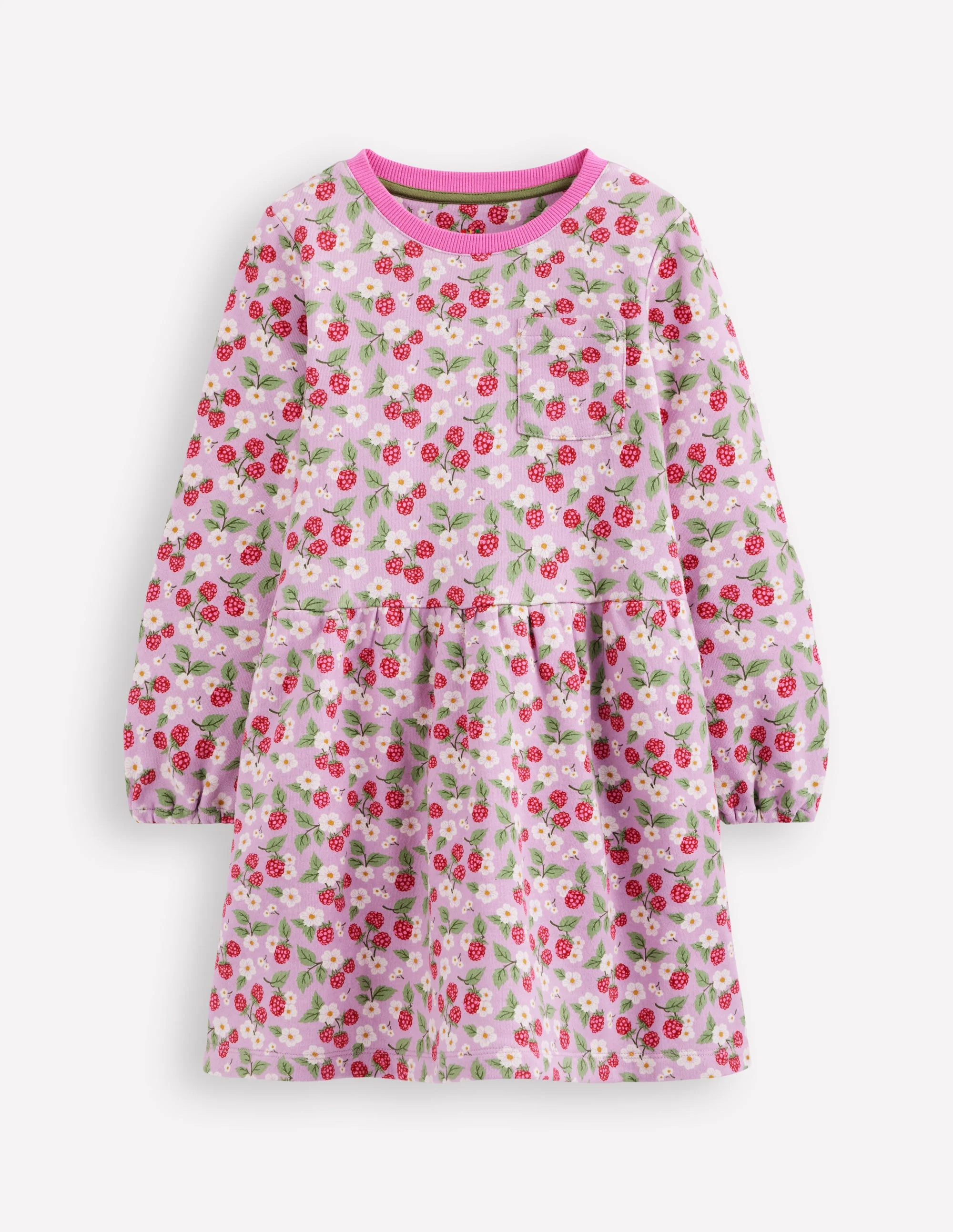 Lockeres Sweatshirt-Kleid-Sanftes Lavendel Vintage-Beere