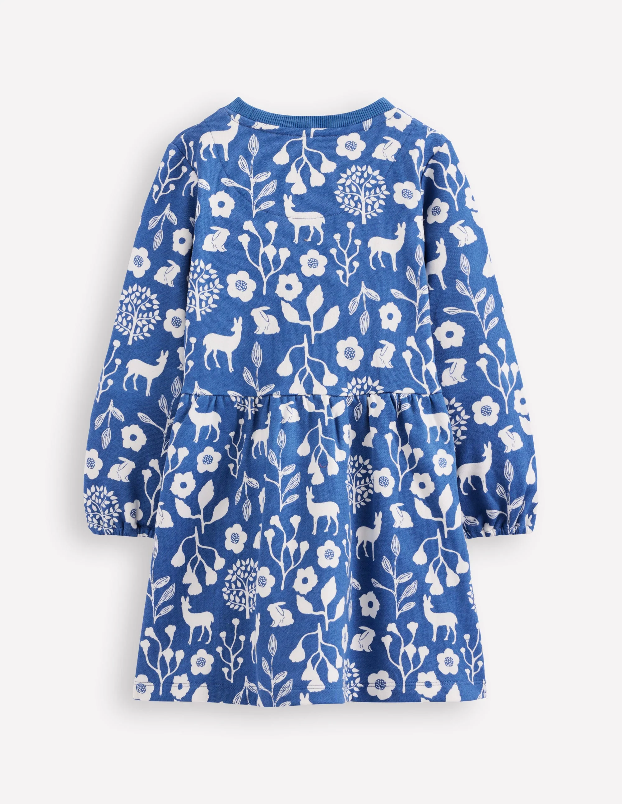 Lockeres Sweatshirt-Kleid-Wald Blumenmuster - Image 2