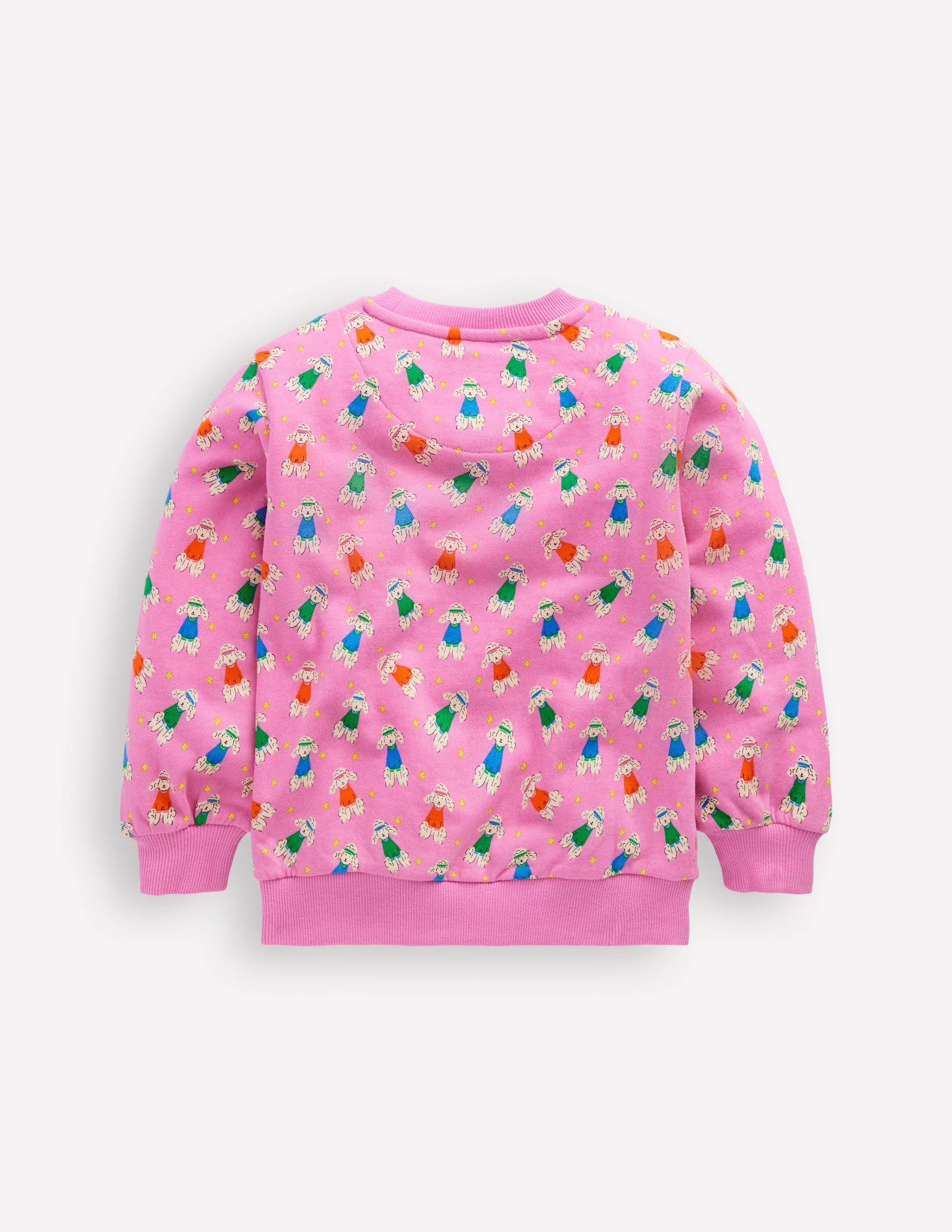Lockeres Sweatshirt mit Druck-Cosmeen-Pink Sportlicher Pudel - Image 2