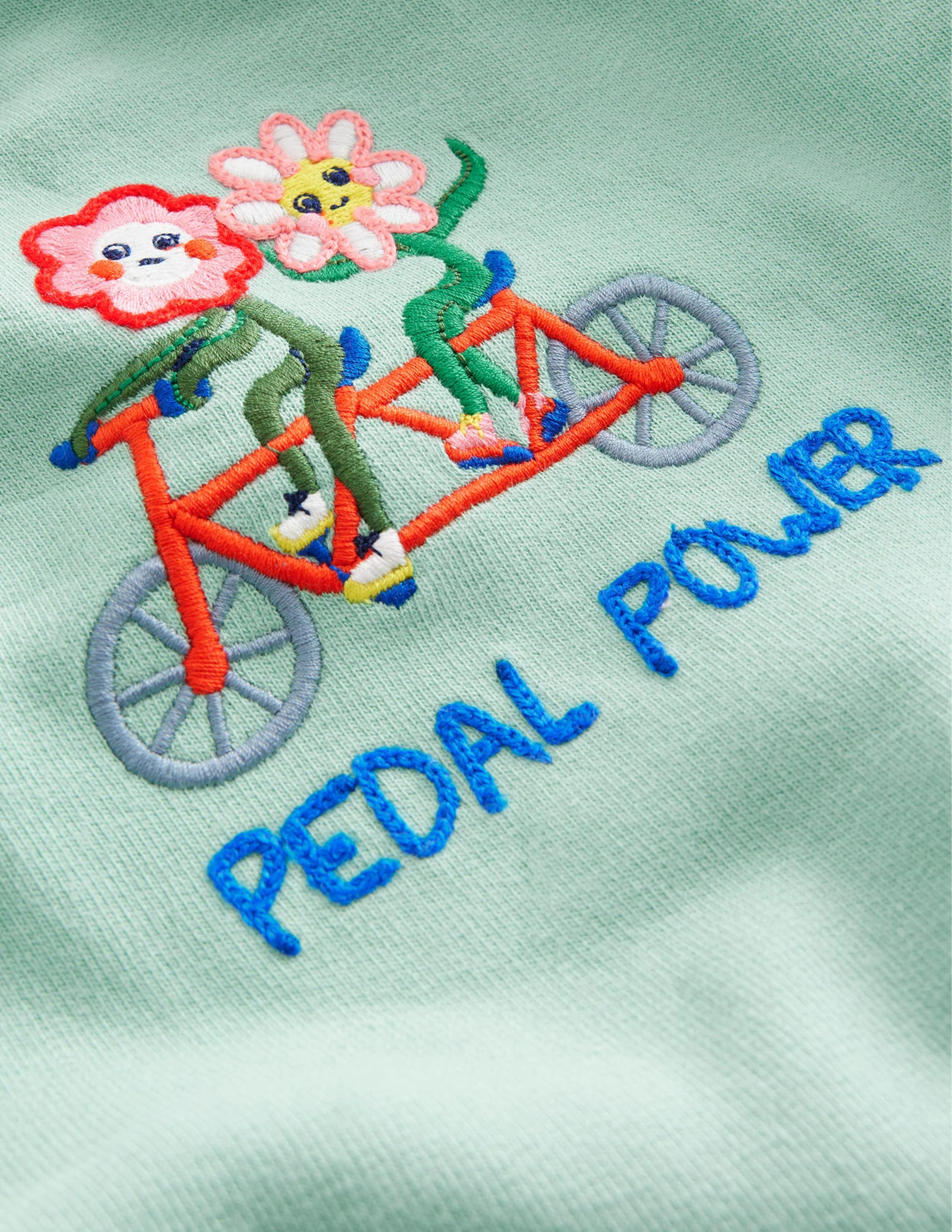 Lockeres Sweatshirt mit Logo-Opalgrün - Image 3