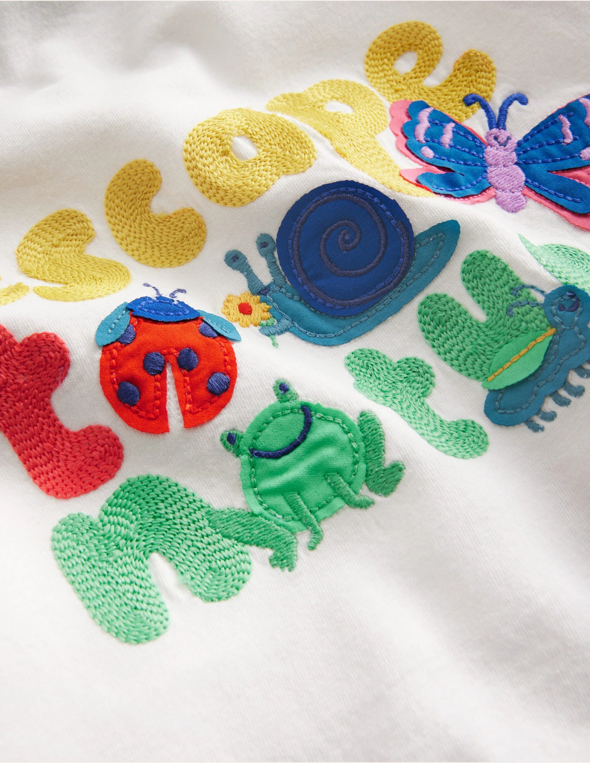 Lockeres T-Shirt aus Bouclé-Vanilleschote Escape To Nature - Image 3