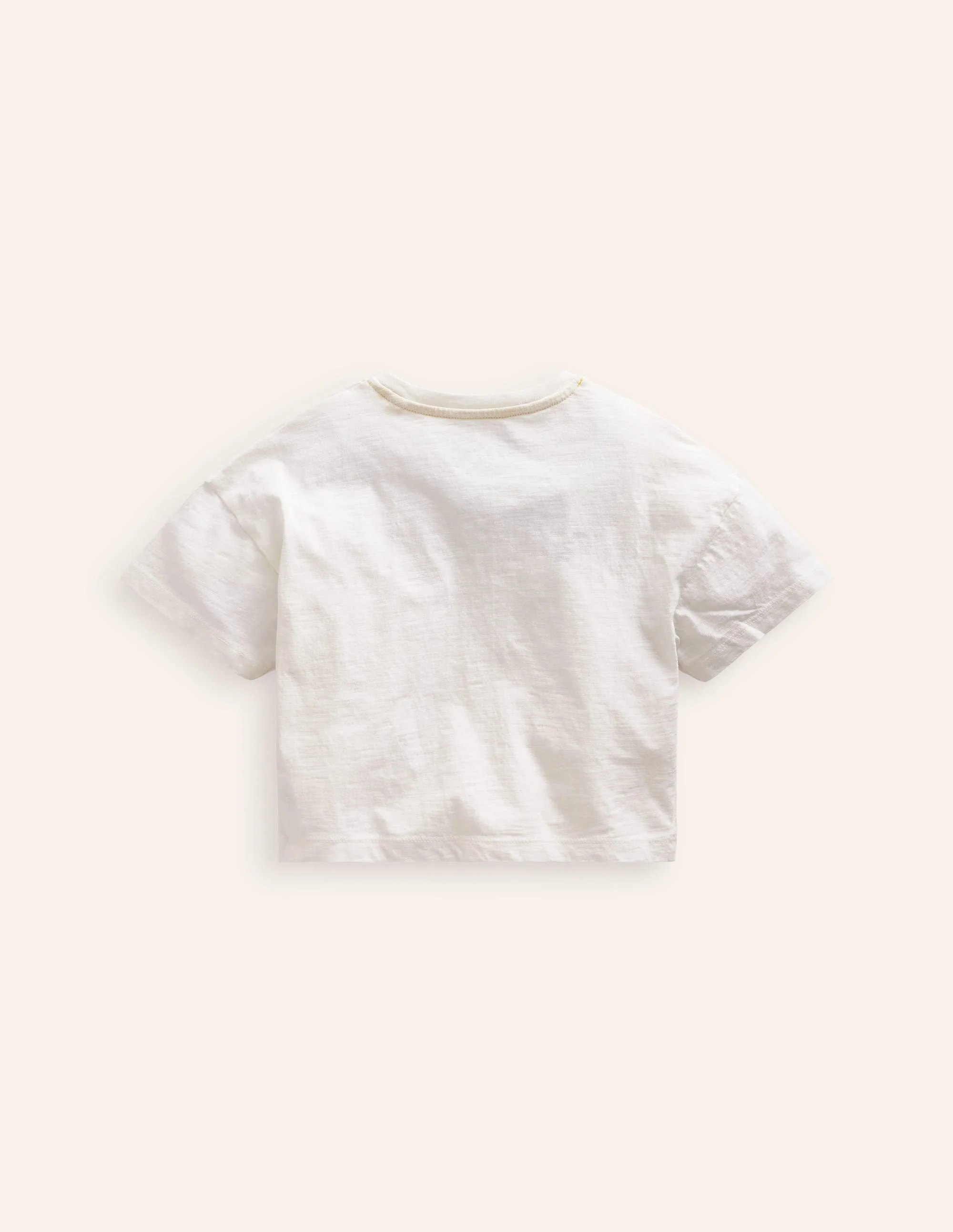 Lockeres T-Shirt-Florale Streifen - Image 2