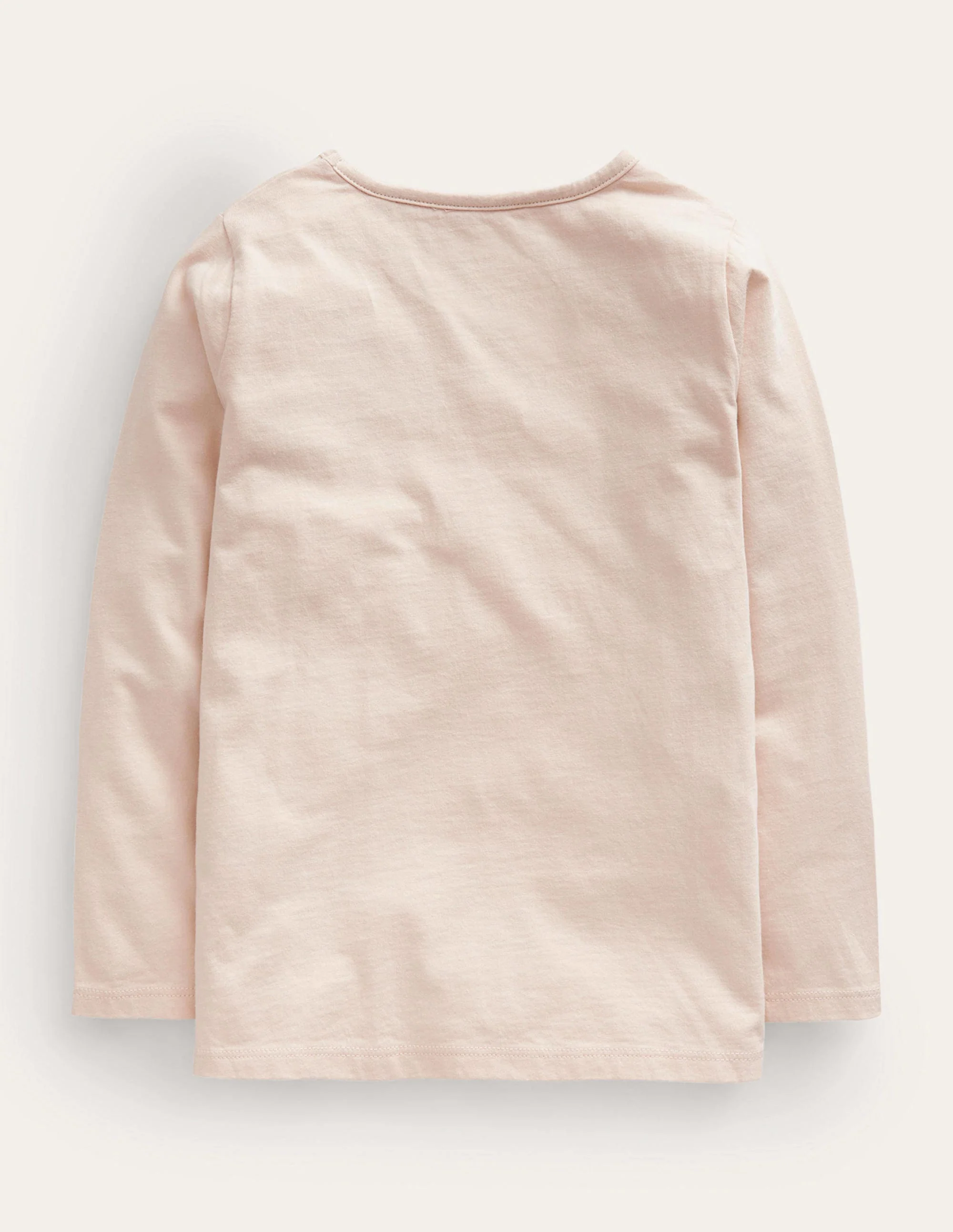 Logo-T-Shirt aus Bouclé-Haferbeige Singendes Rotkehlchen - Image 2