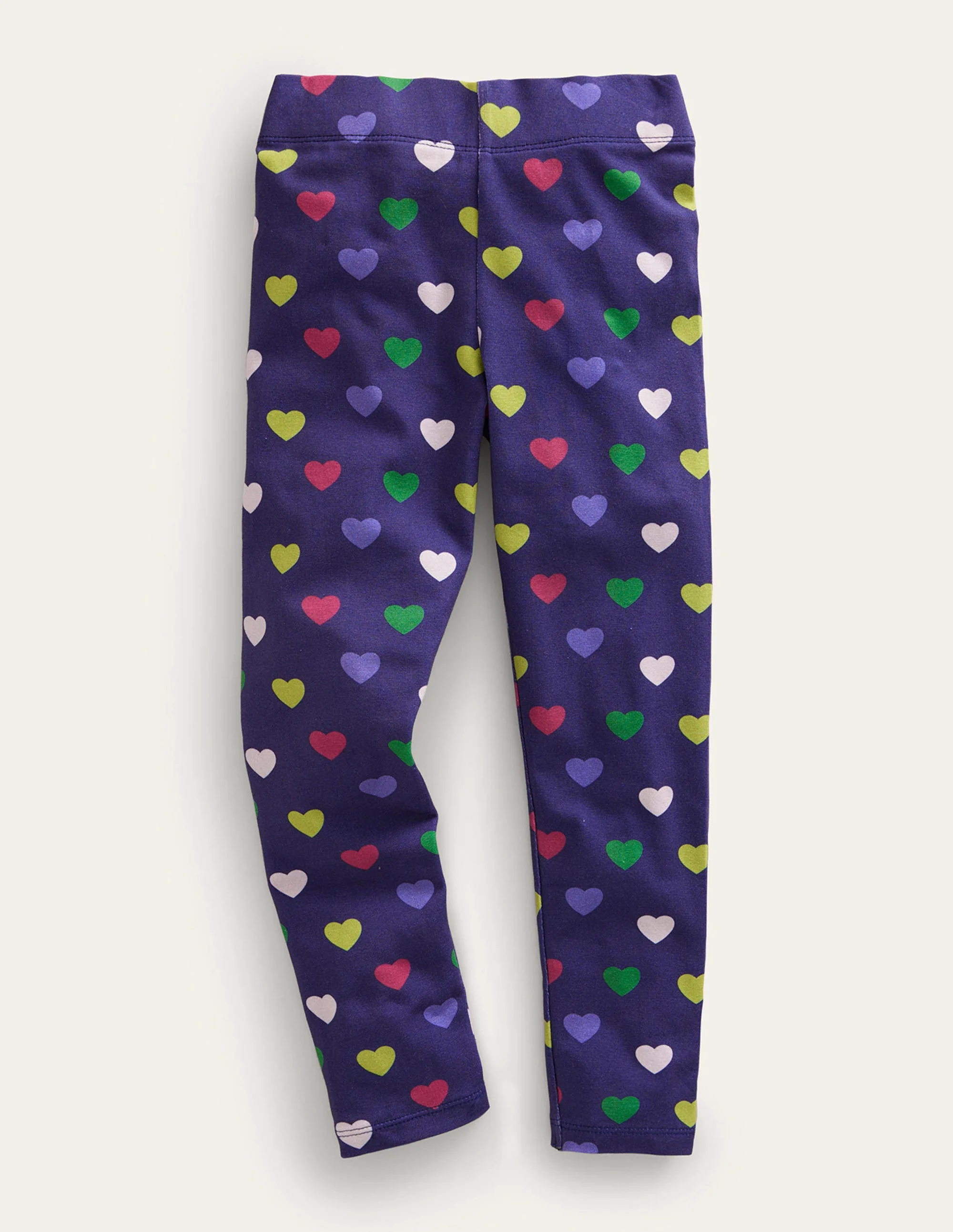 Lustige, bequeme Leggings-Schuluniform-Marineblau Herzen