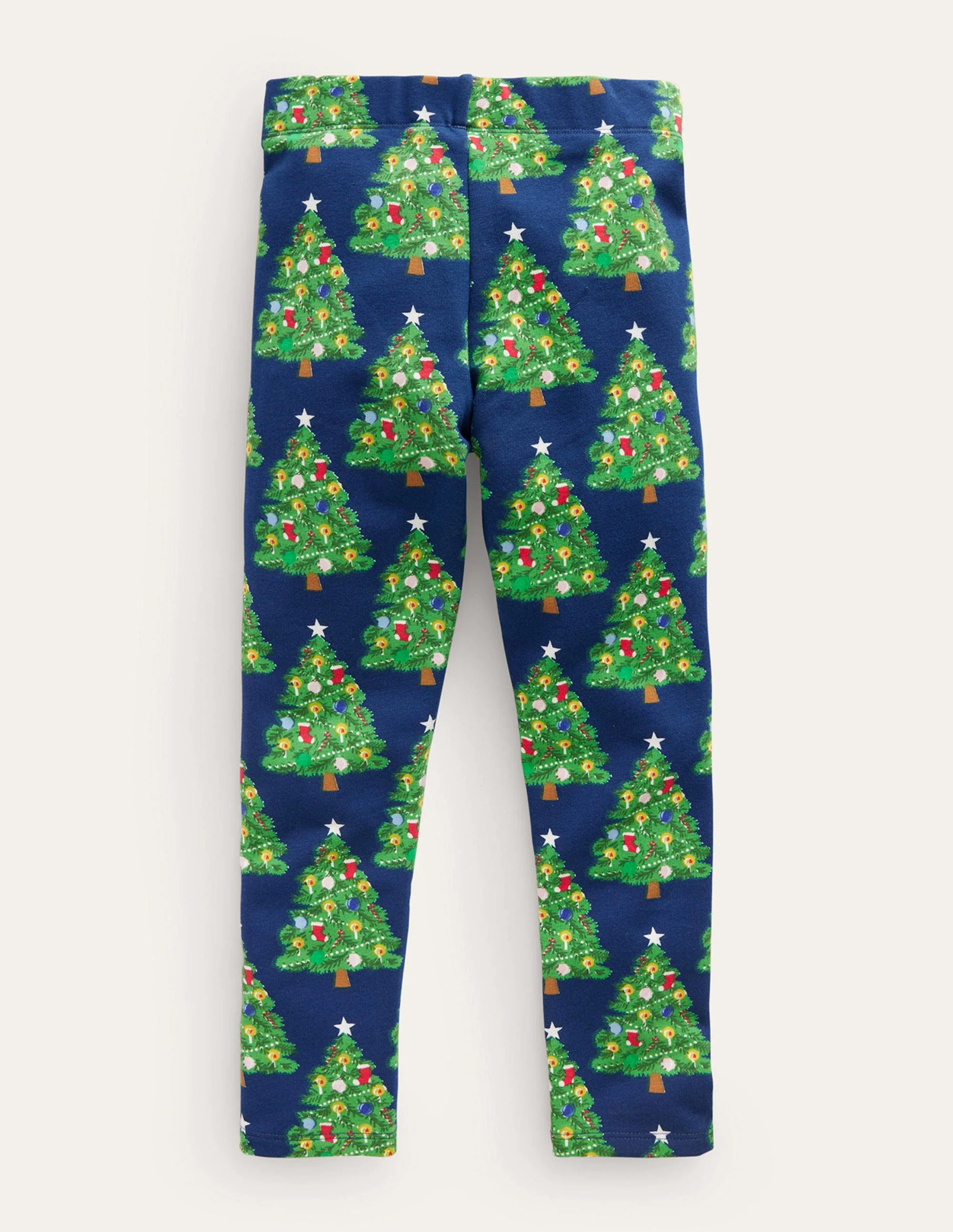 Lustige, bequeme Leggings-Schuluniform-Marineblau Weihnachtsbäume - Image 2