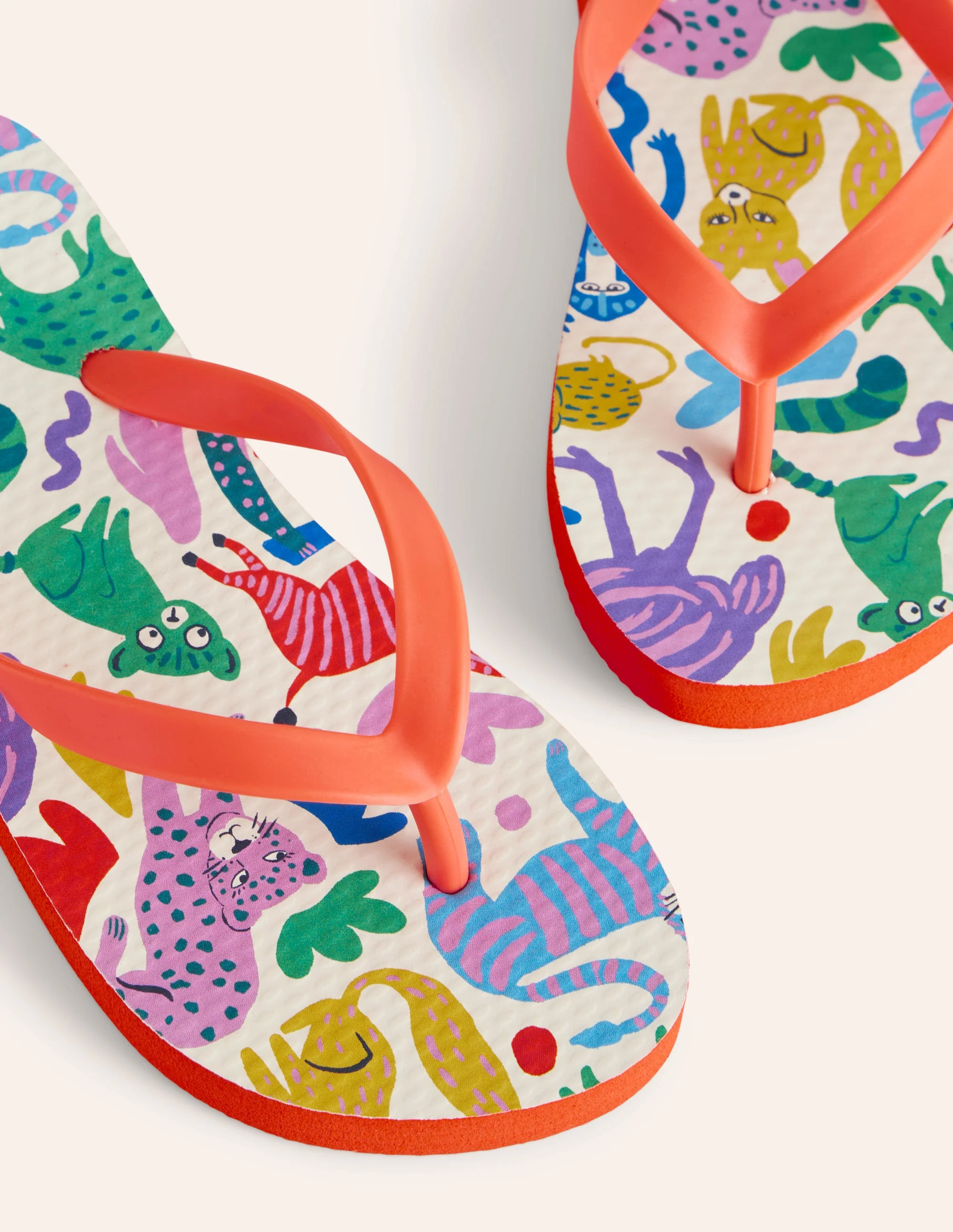 Lustige Flip-Flops-Bunt Safari Freunde - Image 3