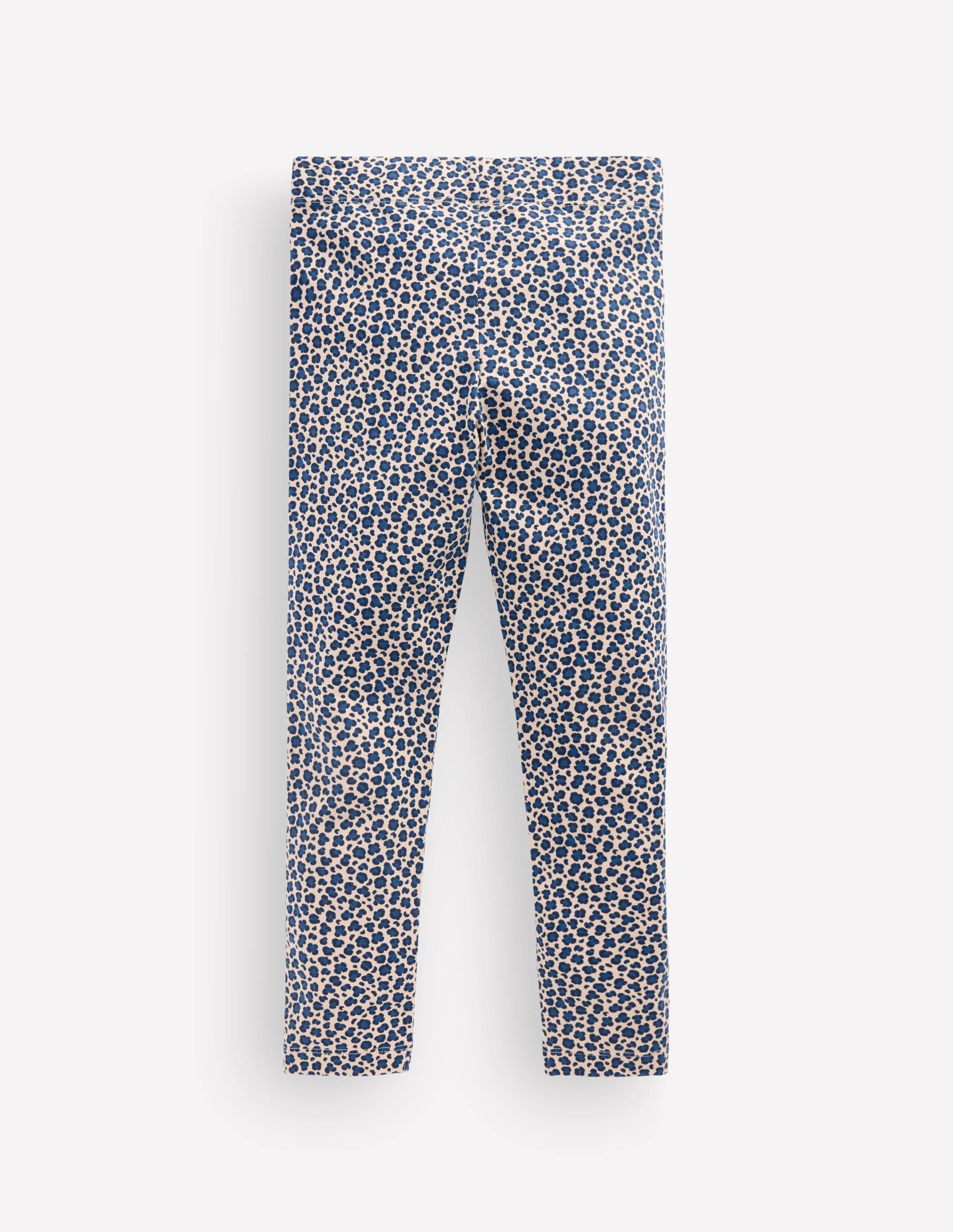 Lustige Leggings-Calico-Weiß/Blaues Leopardenmuster - Image 2