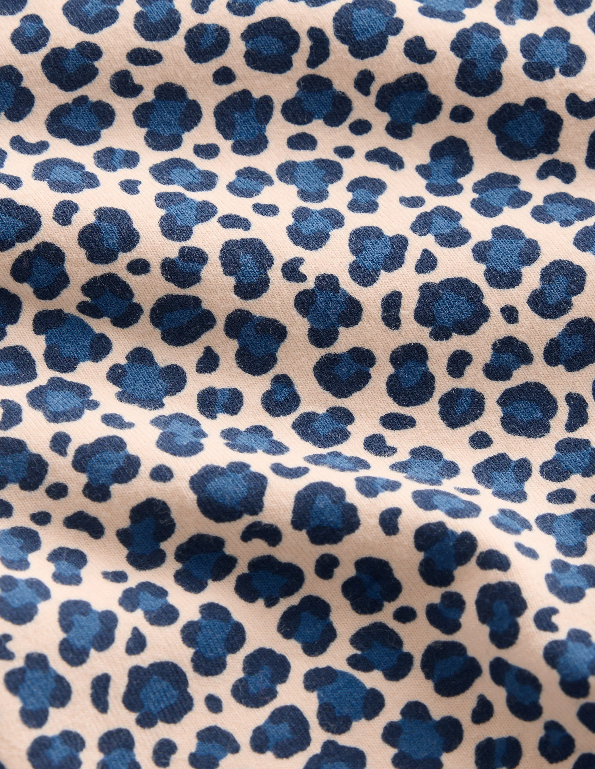 Lustige Leggings-Calico-Weiß/Blaues Leopardenmuster - Image 3
