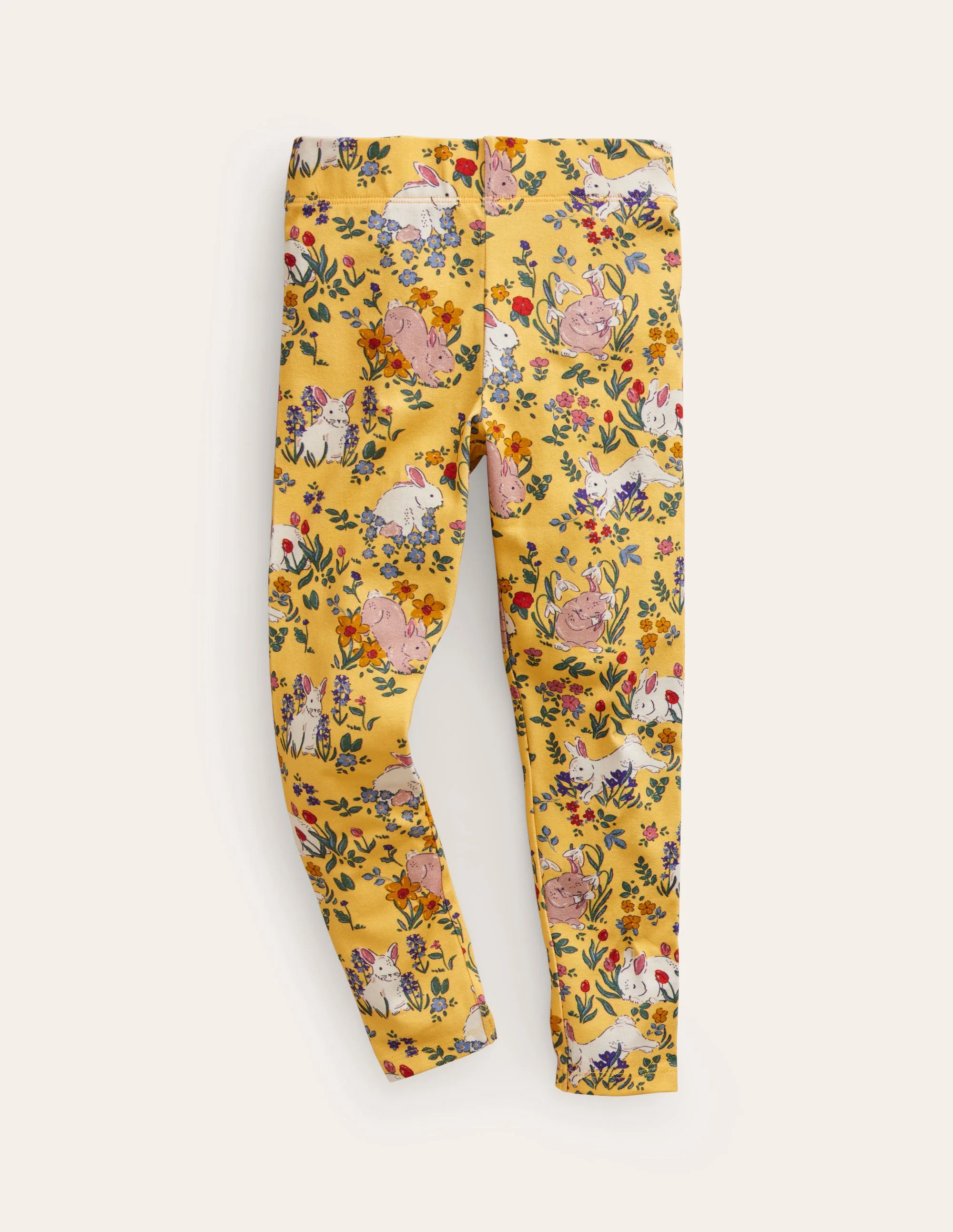 Lustige Leggings-Frühlingsgelb Häschen
