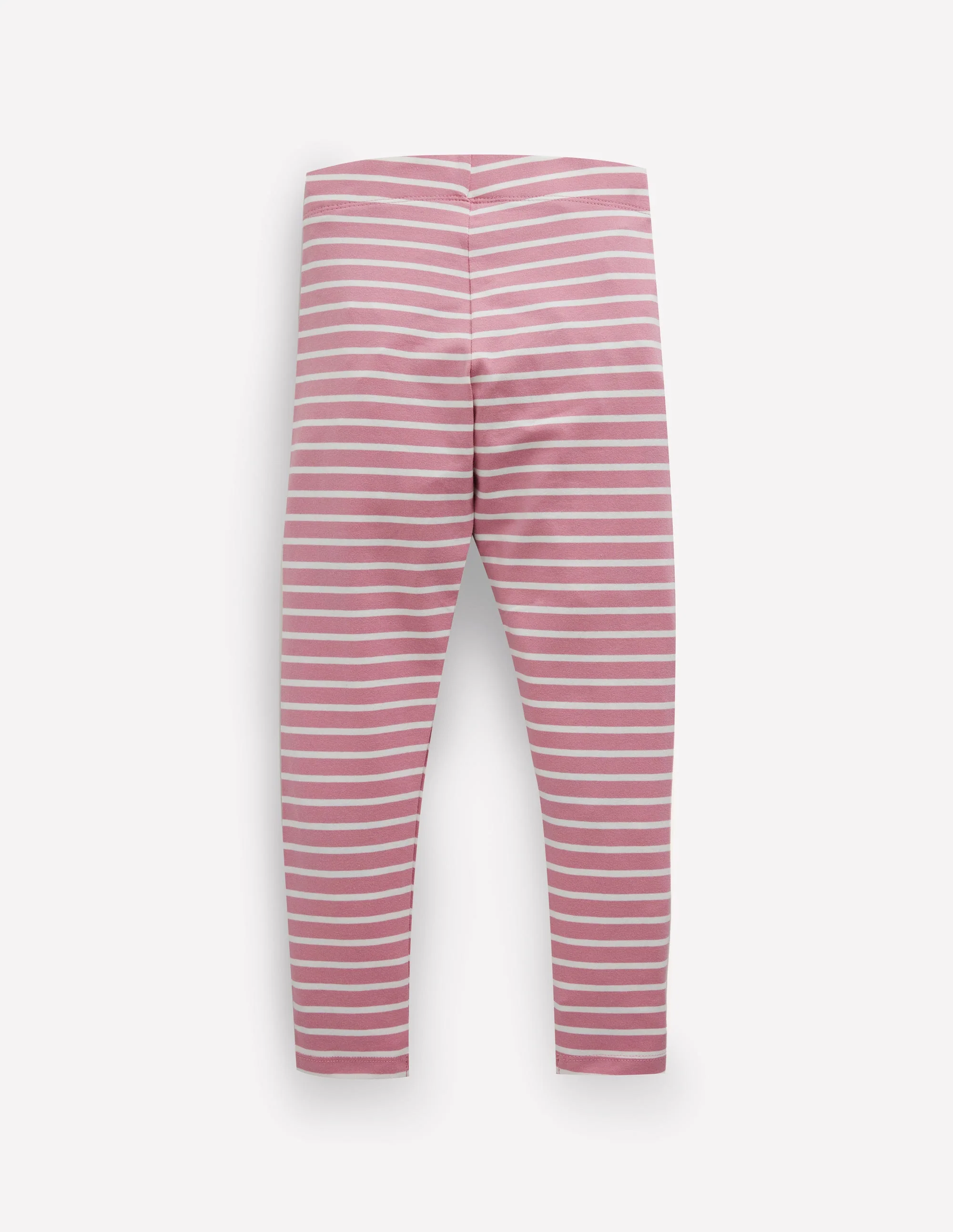 Lustige Leggings für den Alltag-Kirschblütenrosa/Naturweiß, Gestreift - Image 2