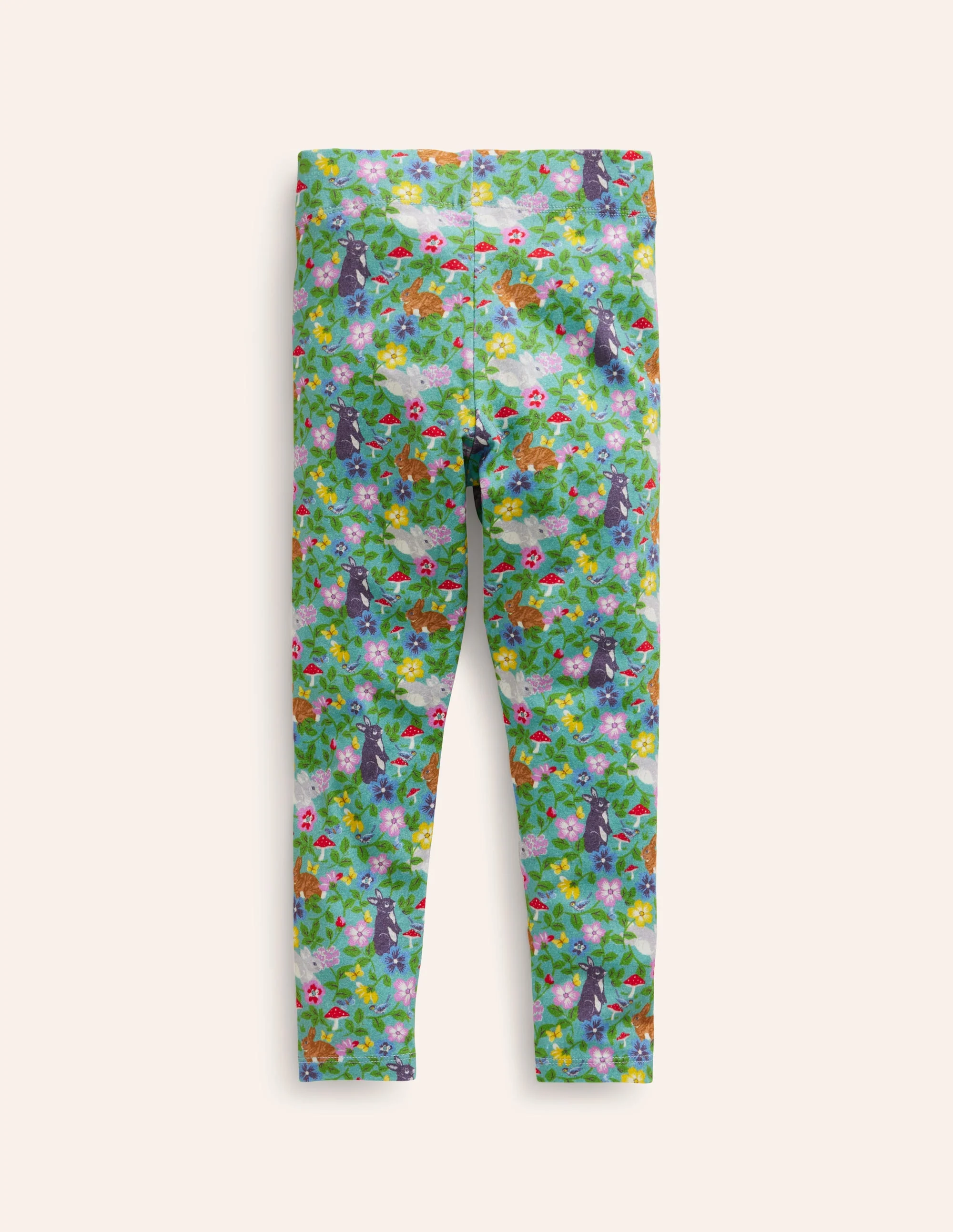 Lustige Leggings für jeden Tag-Bachblau Häschen Feld - Image 2