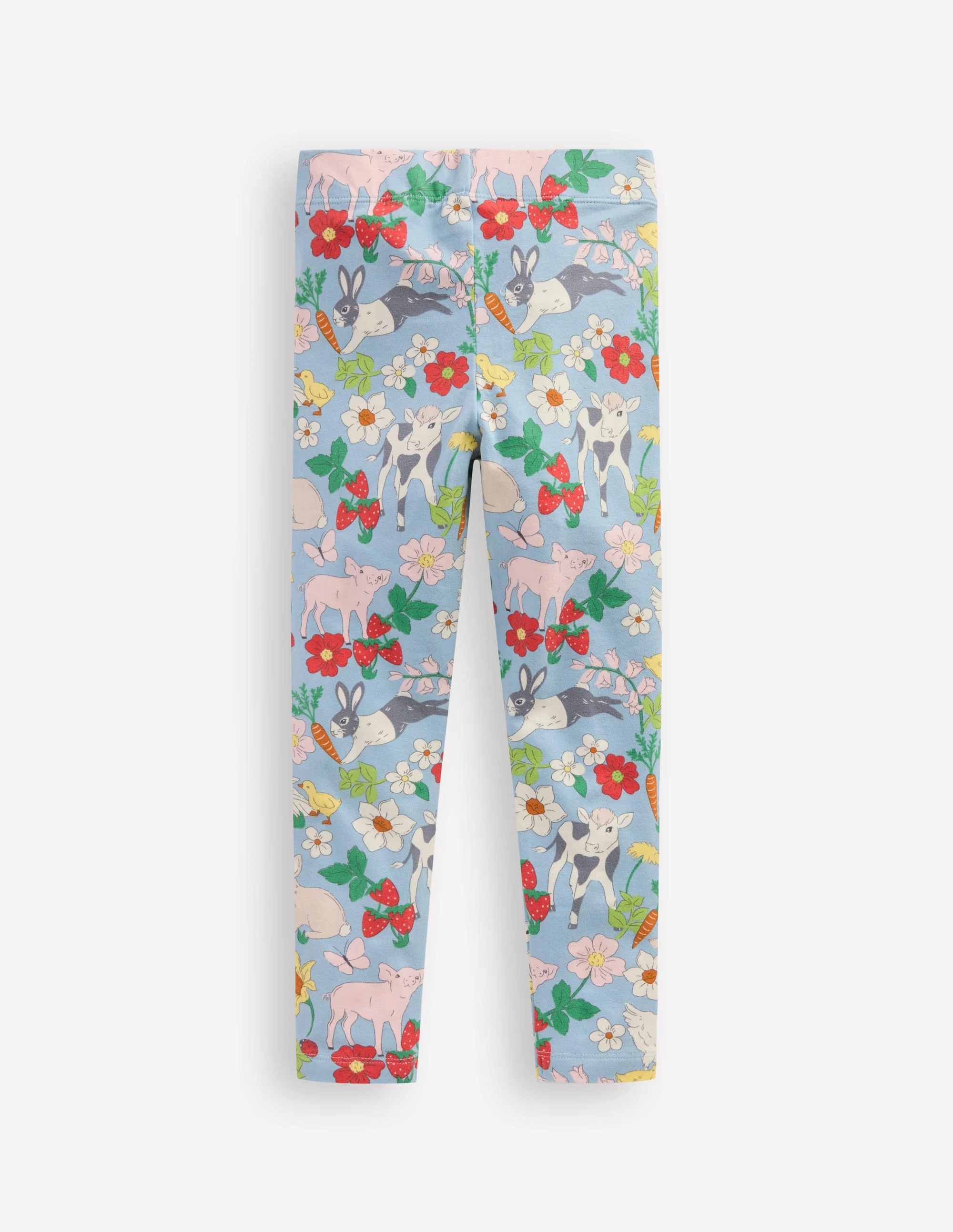 Lustige Leggings für jeden Tag-Blau Frühlingswiese - Image 2