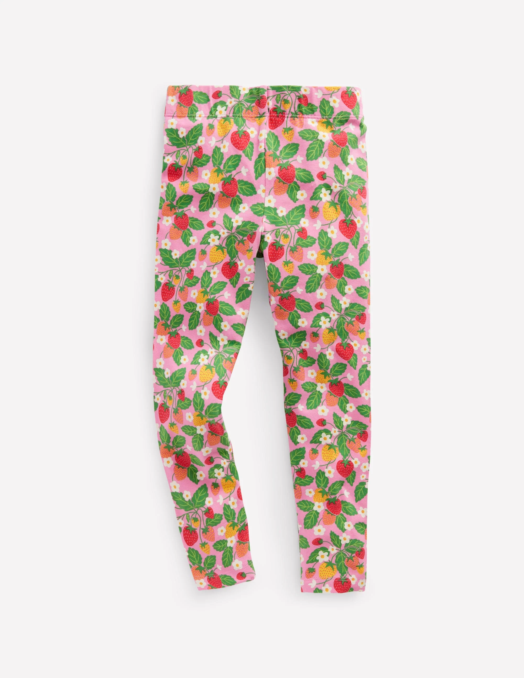 Lustige Leggings für jeden Tag-Kosmos-Rosa Erdbeer-Aufnäher