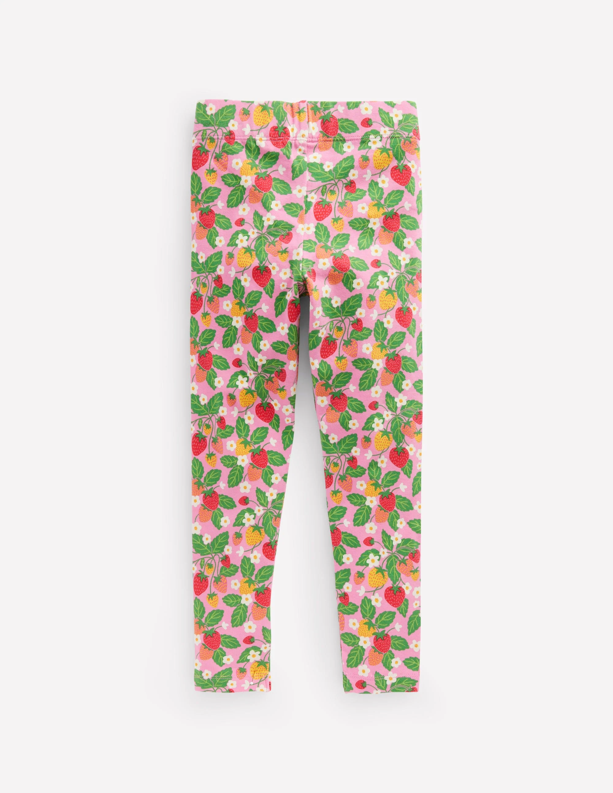 Lustige Leggings für jeden Tag-Kosmos-Rosa Erdbeer-Aufnäher - Image 2