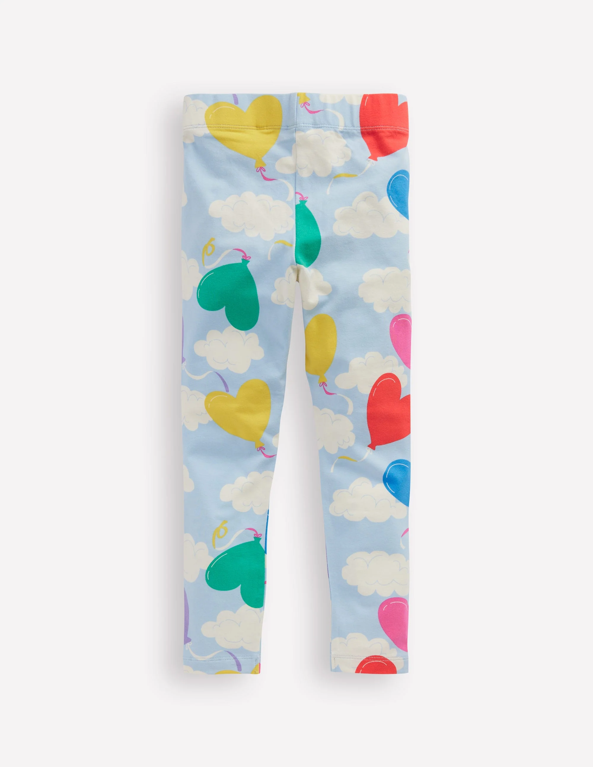 Lustige Leggings für jeden Tag-Nebligblau Ballon Himmel - Image 2