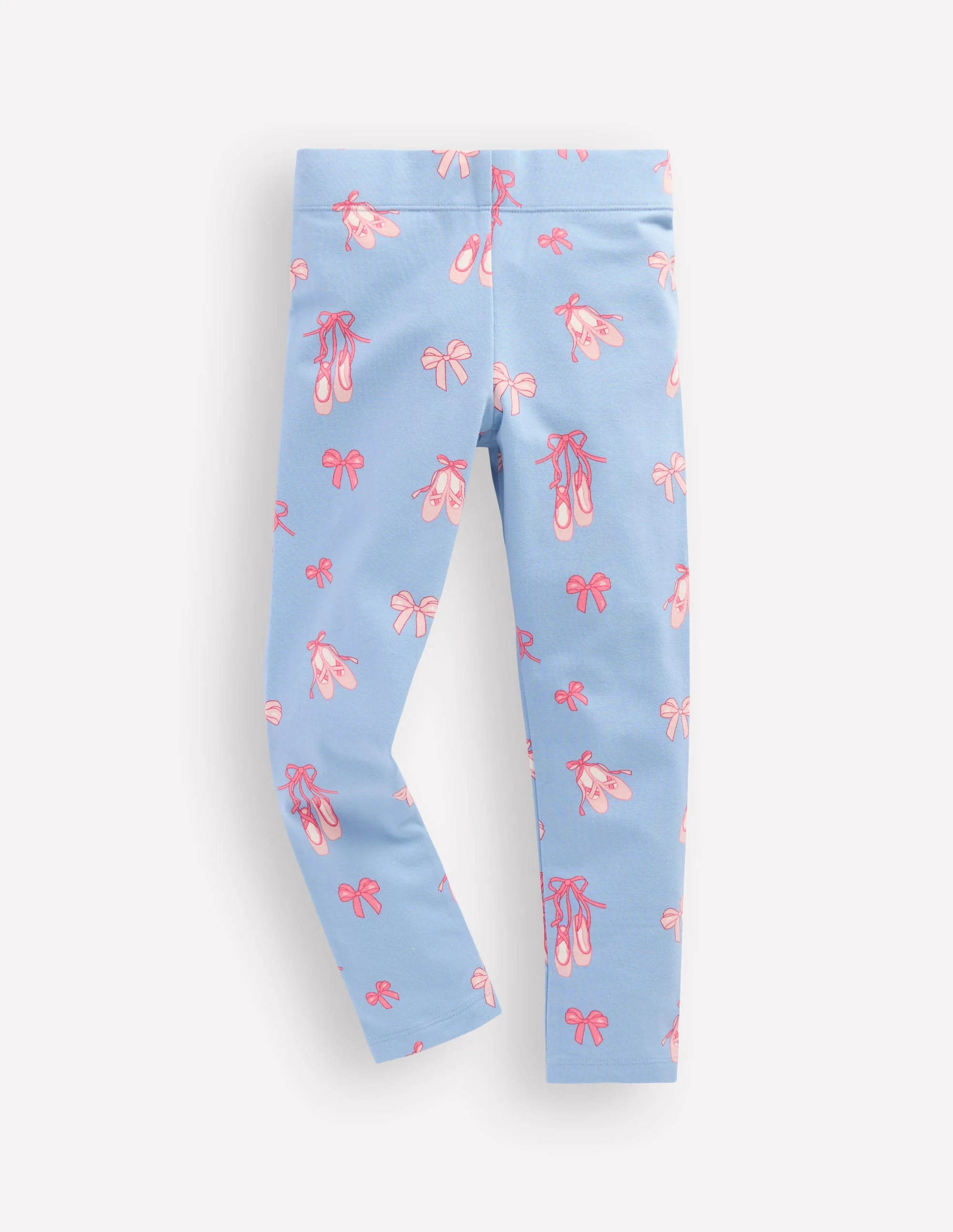 Lustige Leggings-Hellblau Ballettschuhe