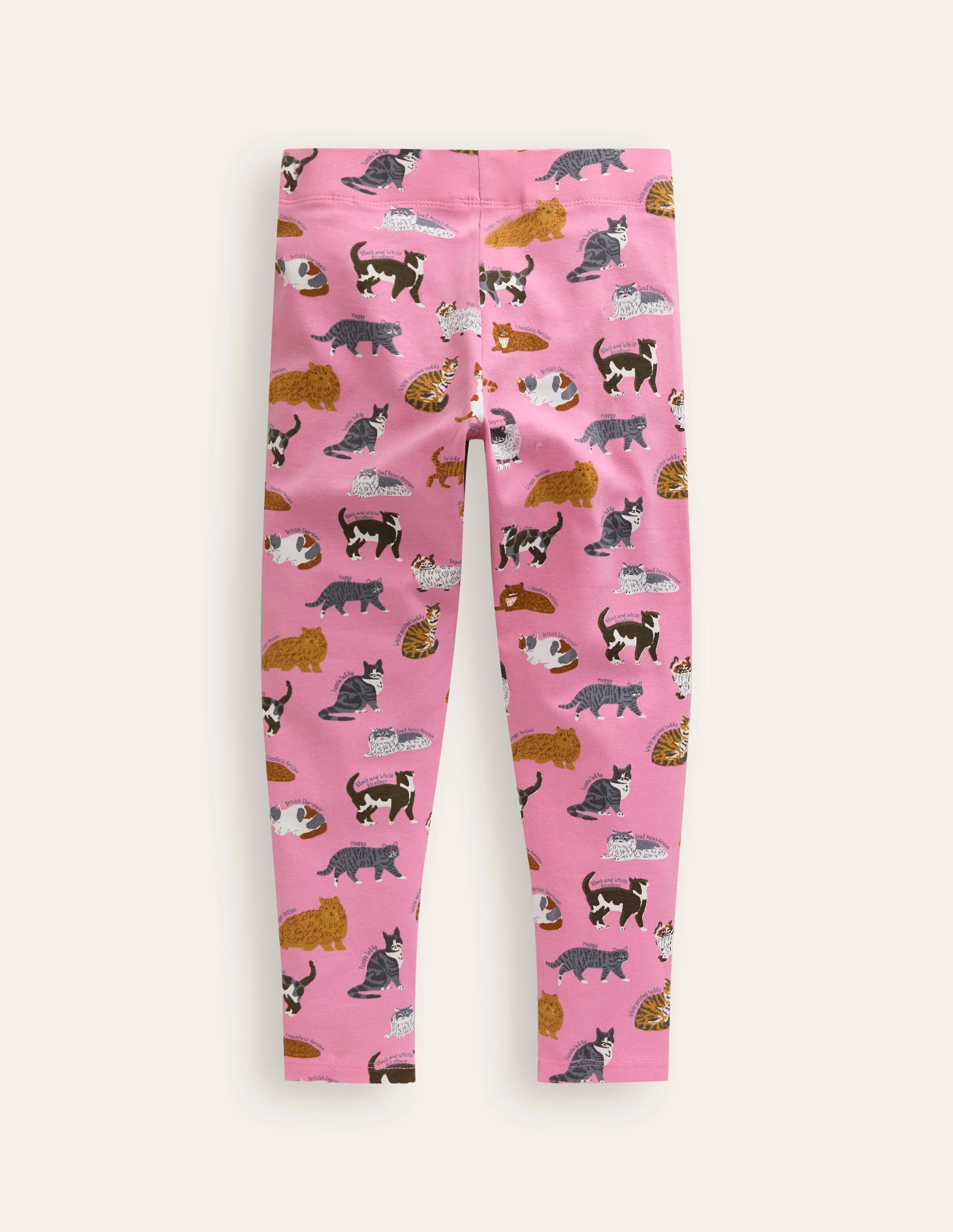 Lustige Leggings-Kirschblütenrosa Katzen - Image 2