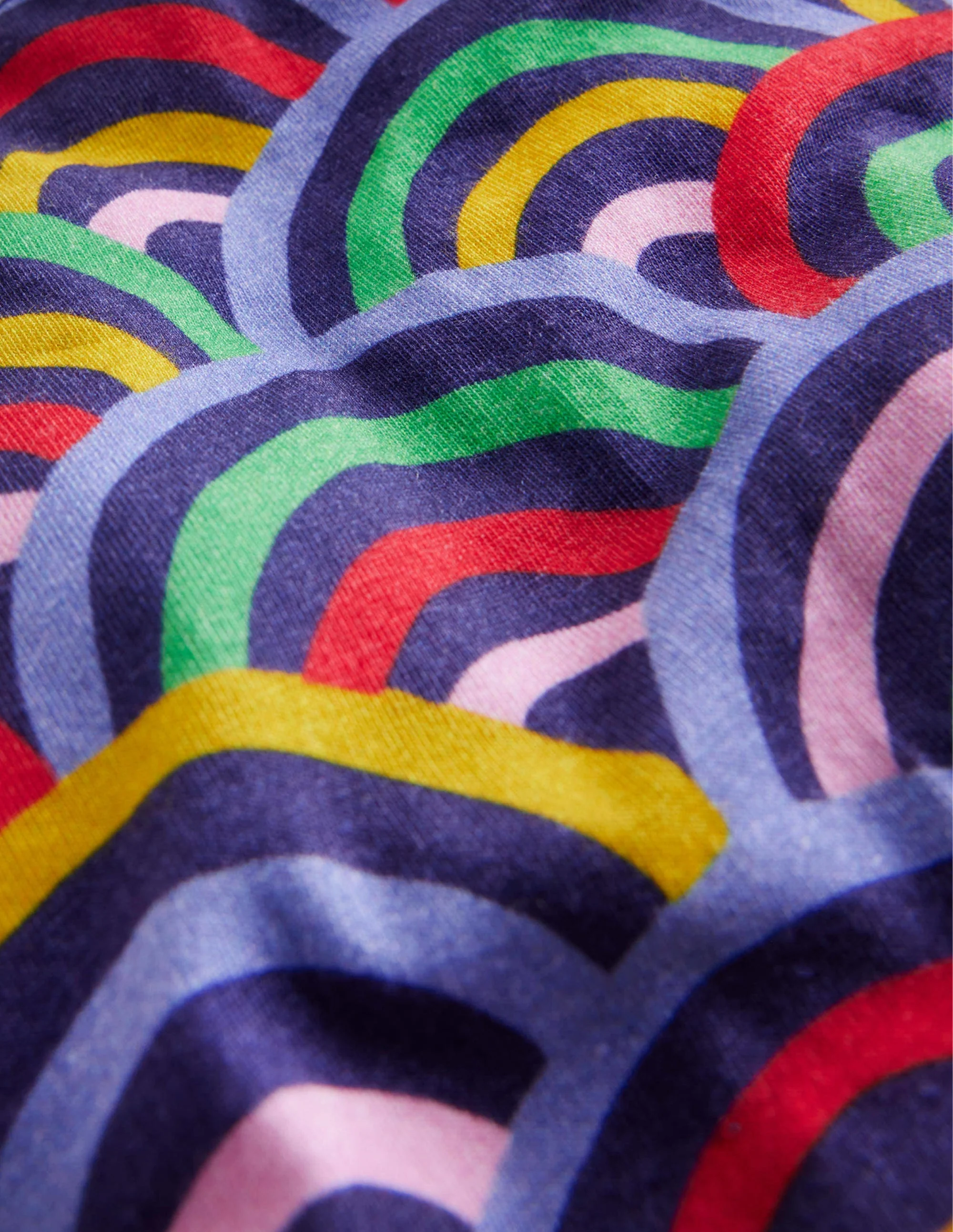Lustige Leggings-Marineblau Bunter Regenbogen - Image 3