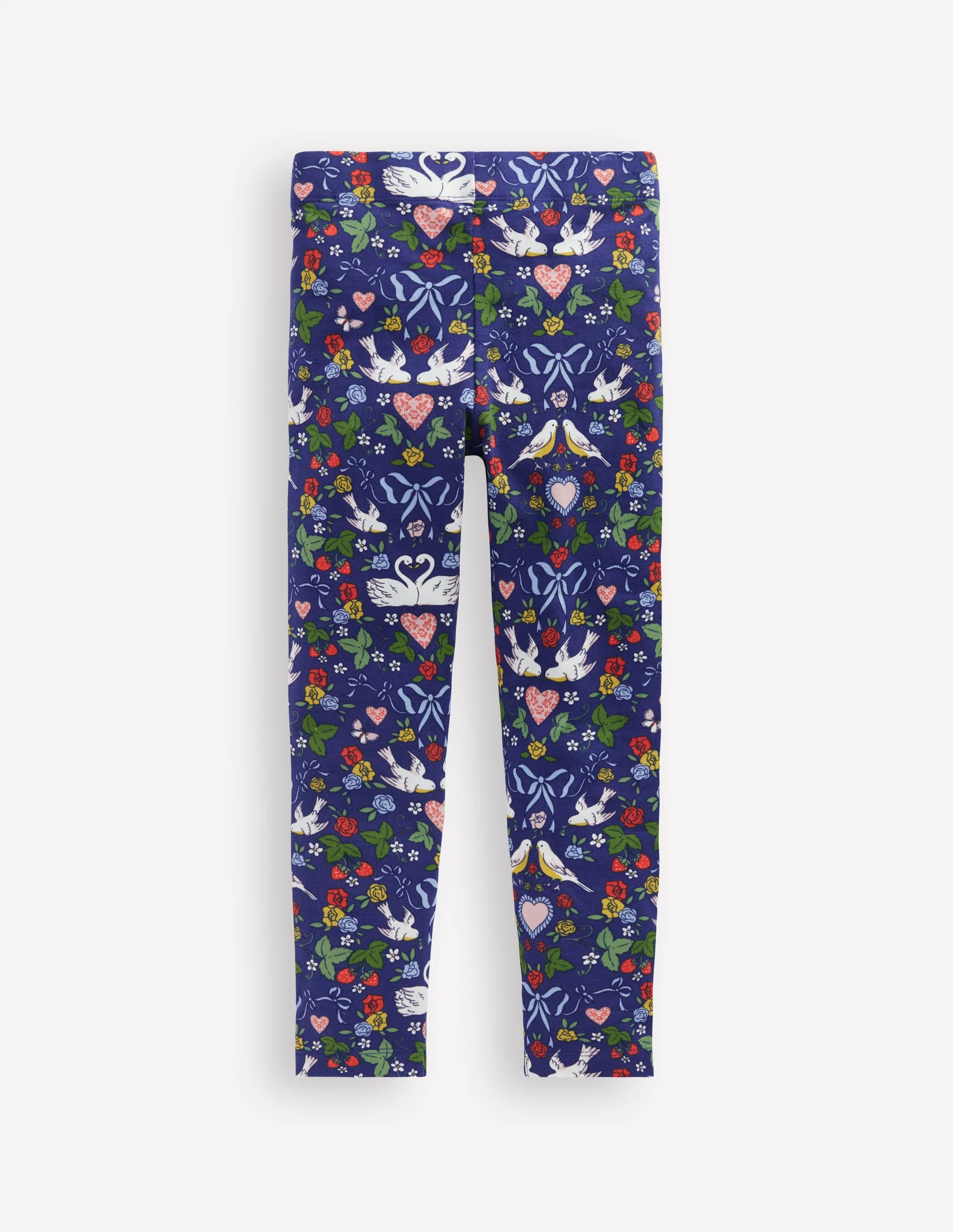 Lustige Leggings-Steuerbordblau Liebesvögel - Image 2