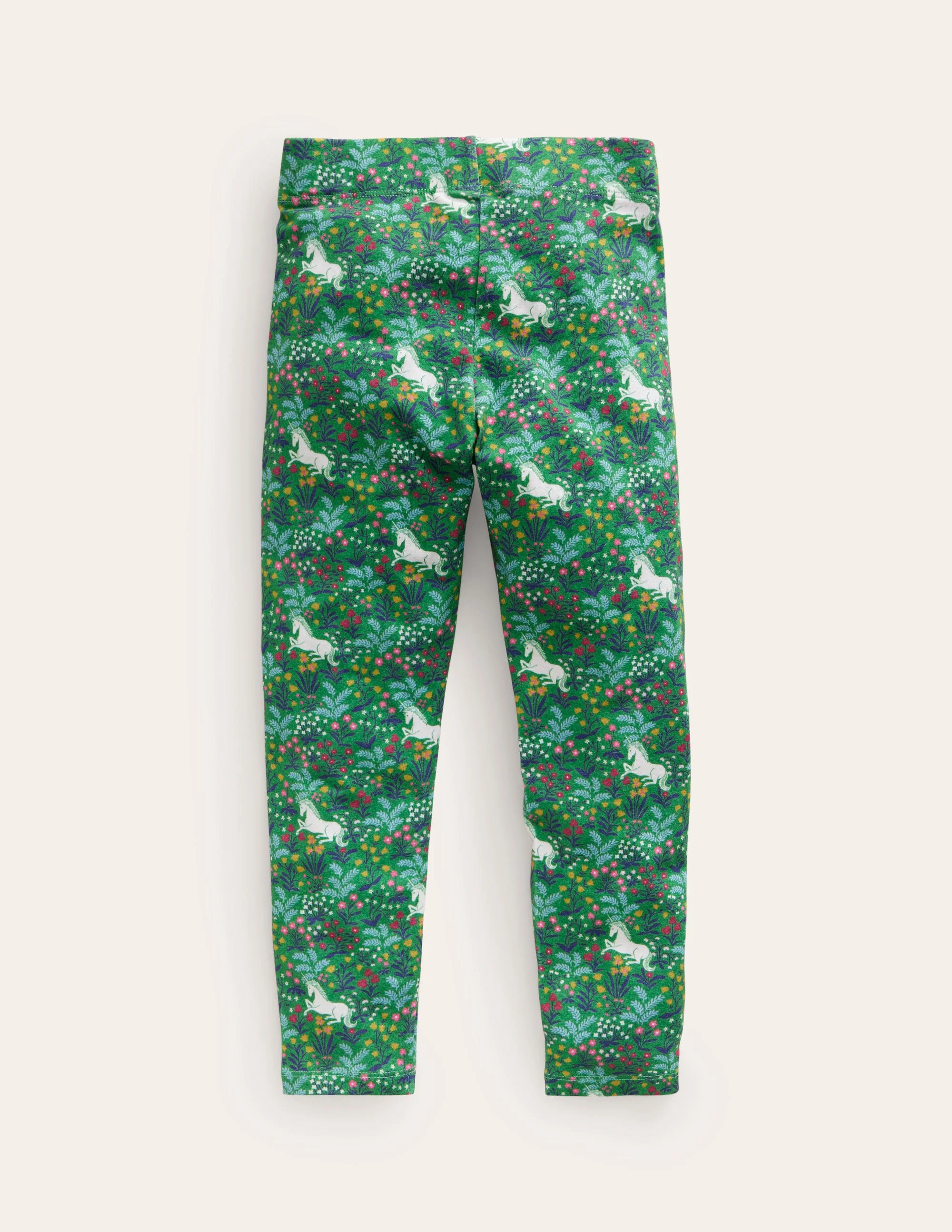 Lustige Leggings-Tiefgrün Einhorn - Image 2
