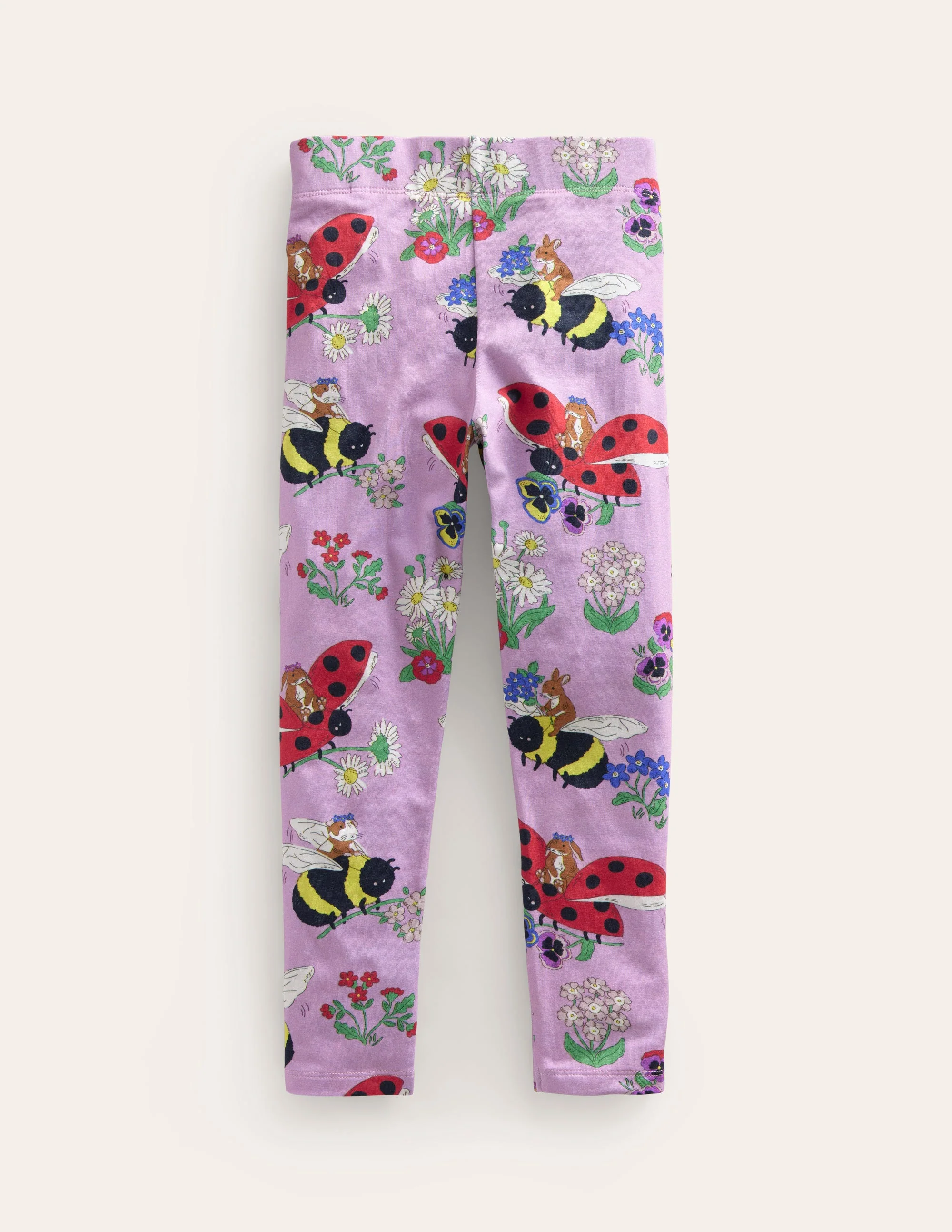 Lustige Leggings-Zuckermandel-Rosa Wiese - Image 2