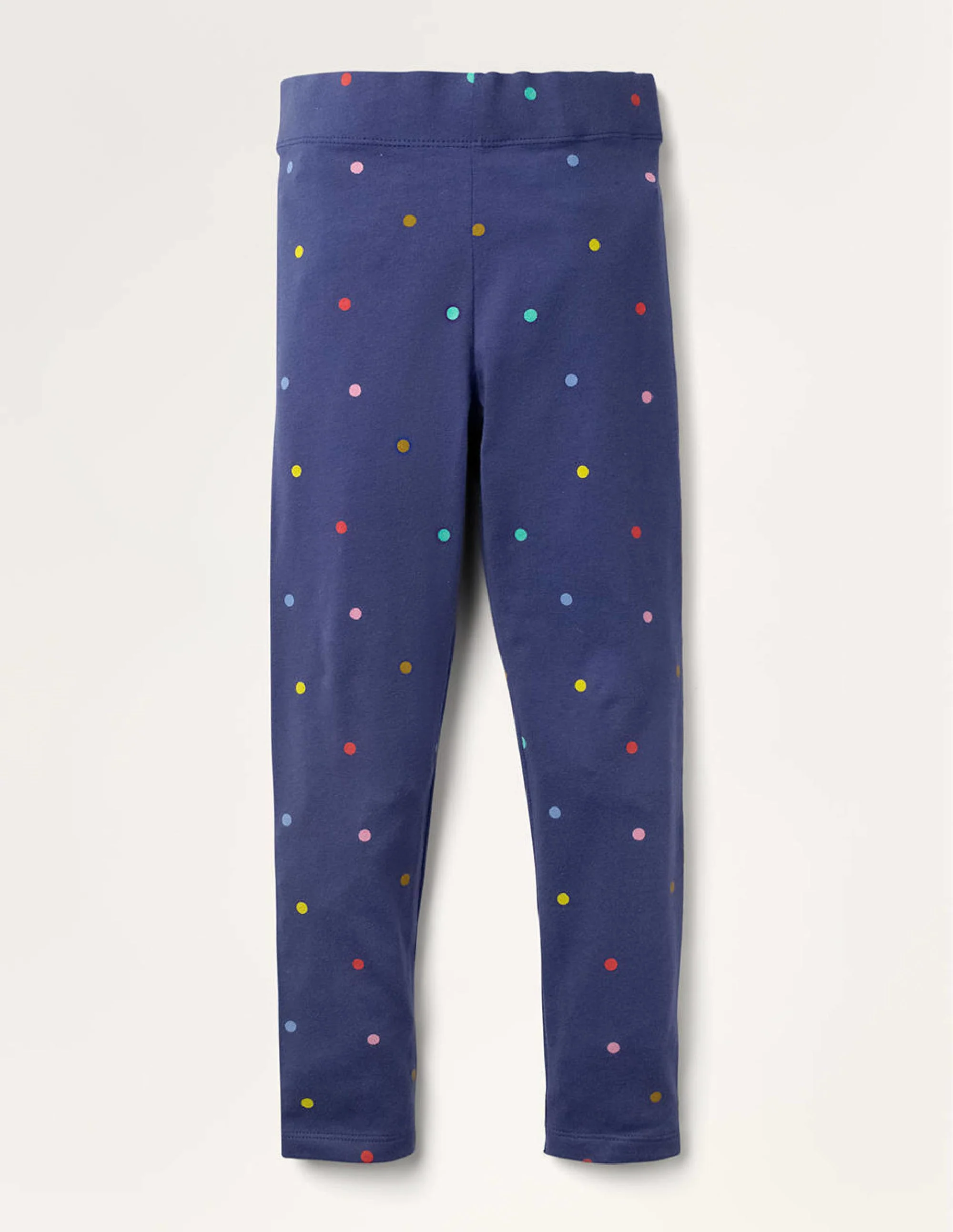 Lustige superweiche Leggings-Segelblau, Konfettitupfen