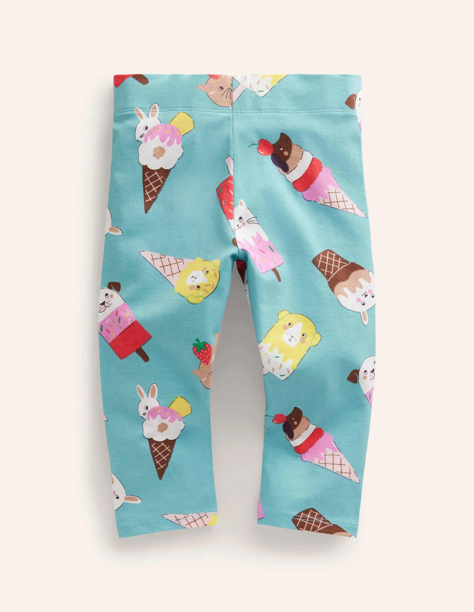 Lustige, verkürzte Leggings-Aqua Meer Eiscreme