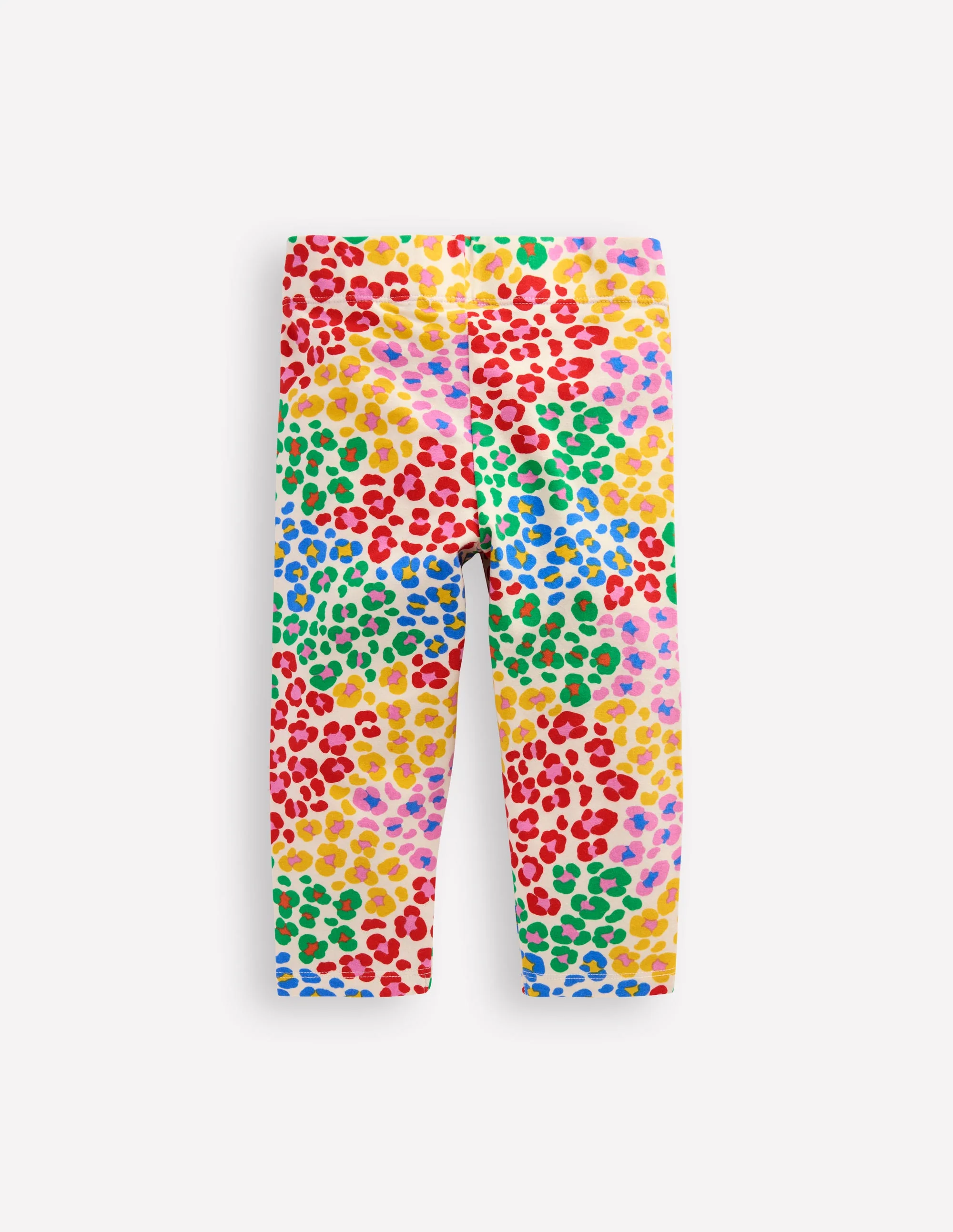 Lustige, verkürzte Leggings-Bunt, Regenbogenfarbenes Leopardenmuster - Image 2