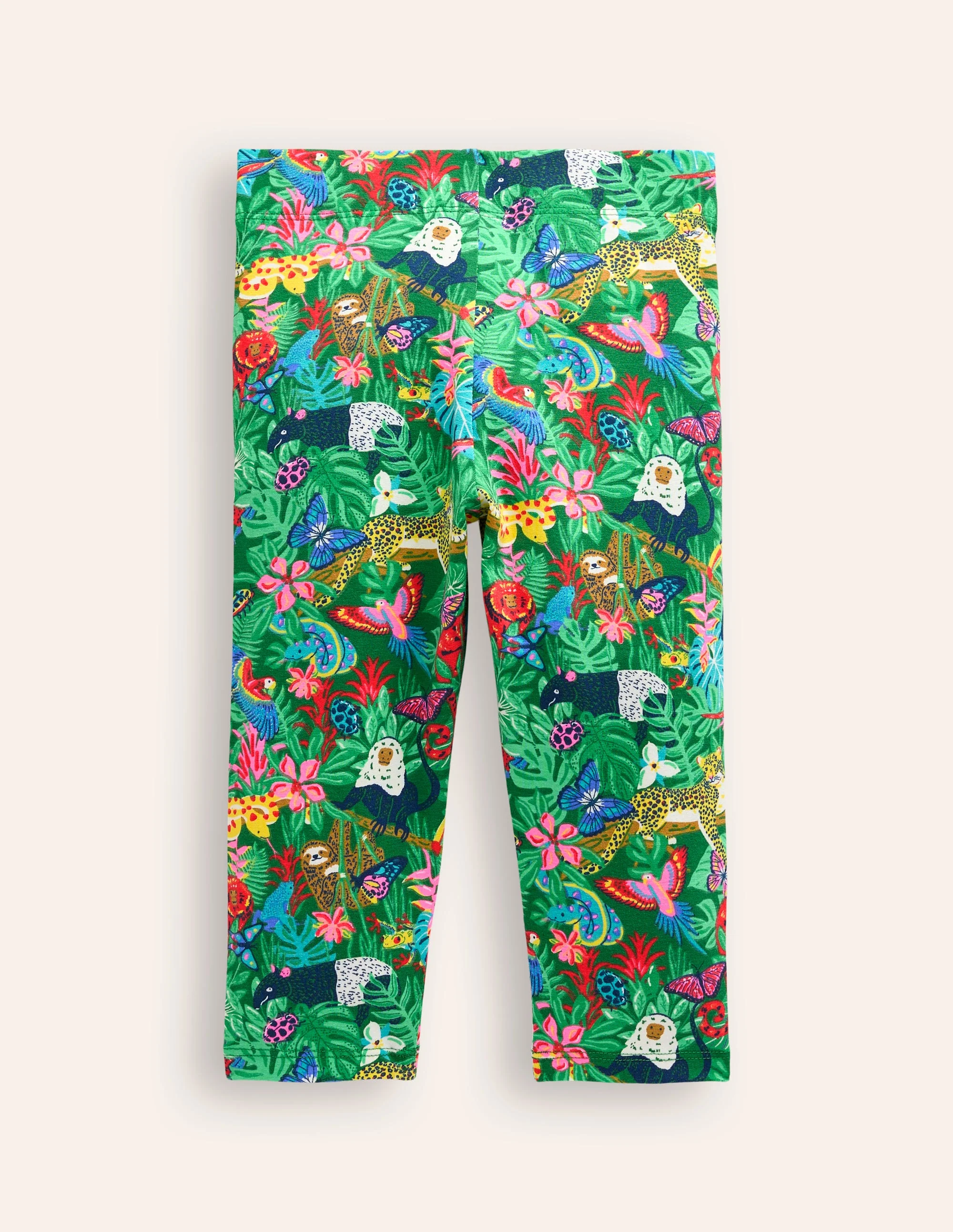 Lustige, verkürzte Leggings-Fichtengrün Regenwald - Image 2