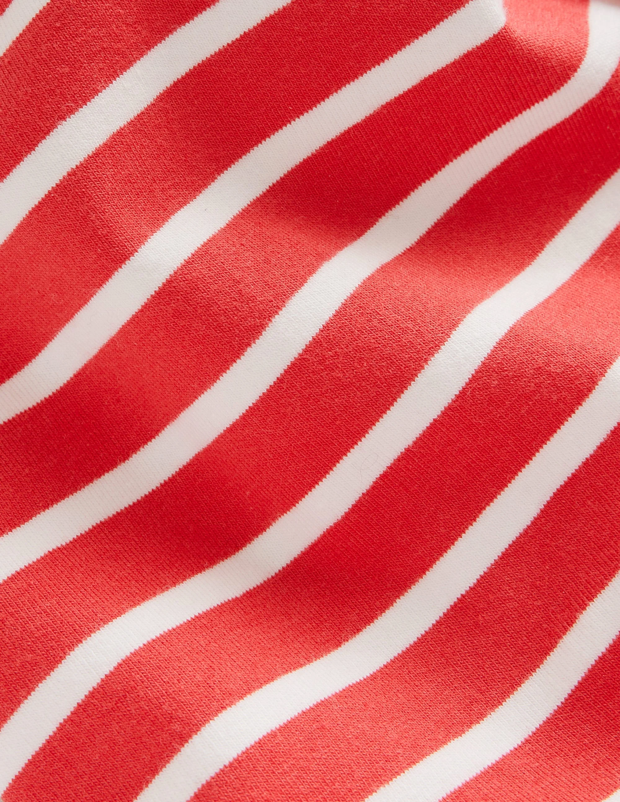 Lustige, verkürzte Leggings-Marmeladenrot/Naturweiß - Image 3