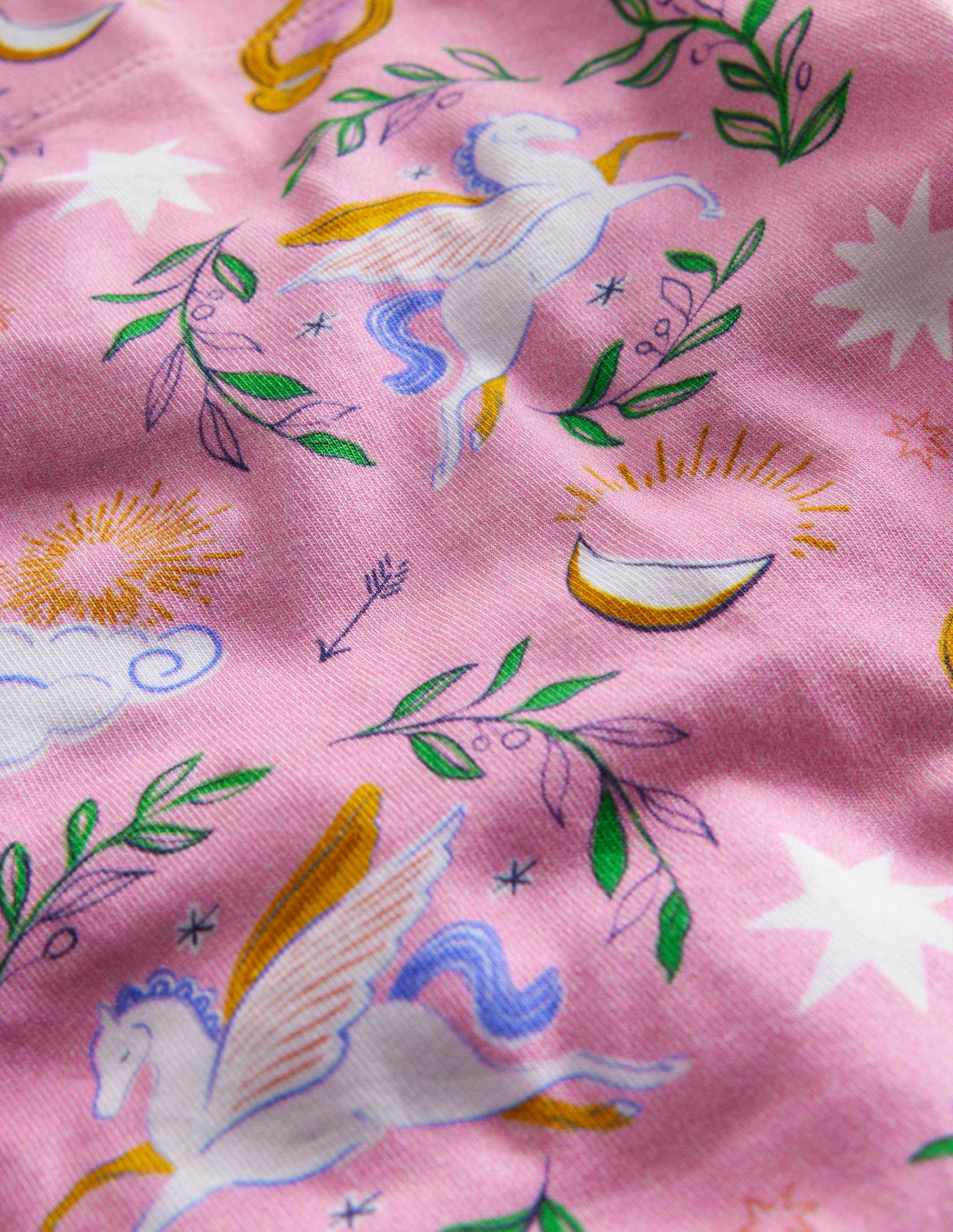 Lustige, verkürzte Leggings-Rosa, Griechischer Toile - Image 3