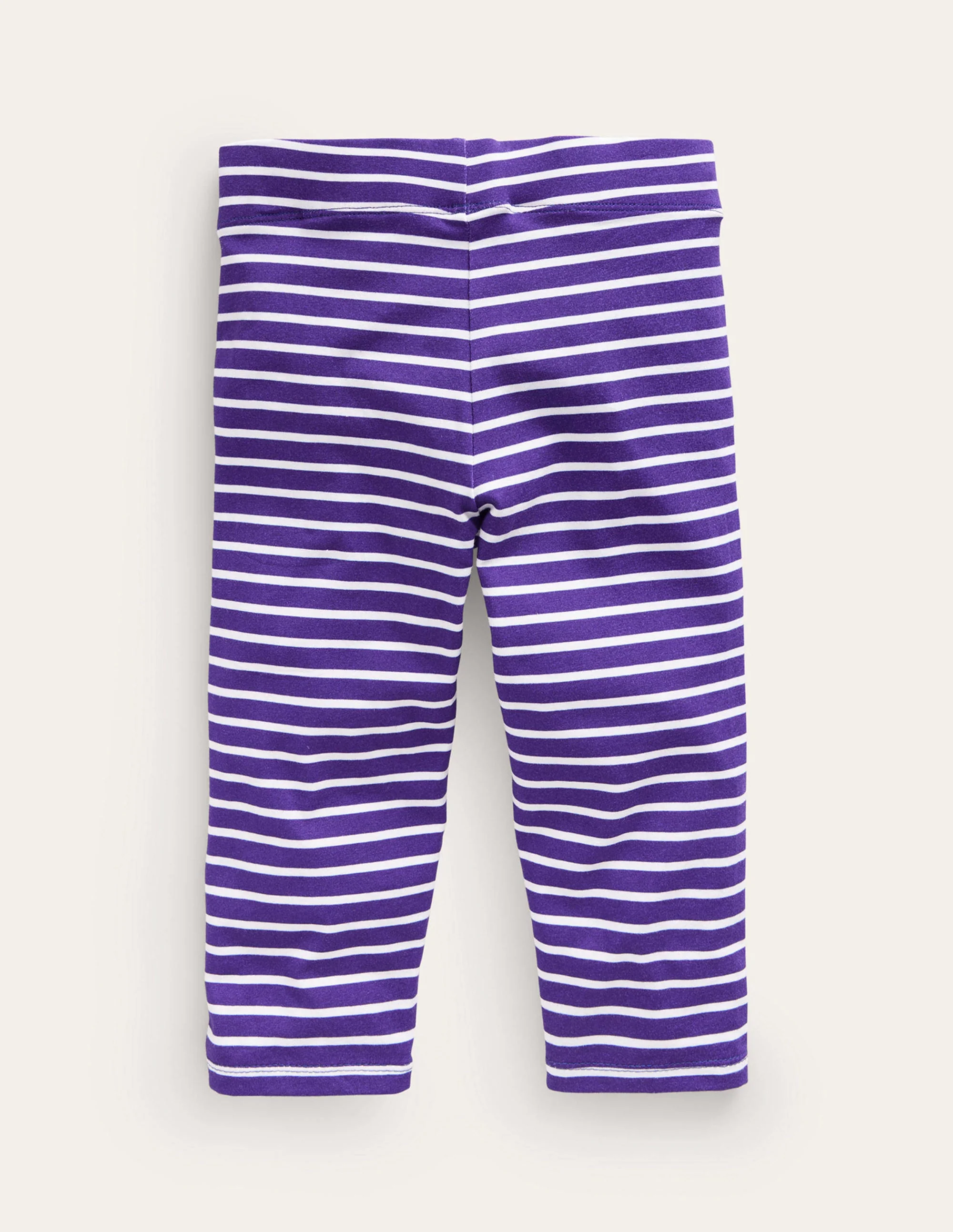 Lustige, verkürzte Leggings-Segelblau/Ecru - Image 2