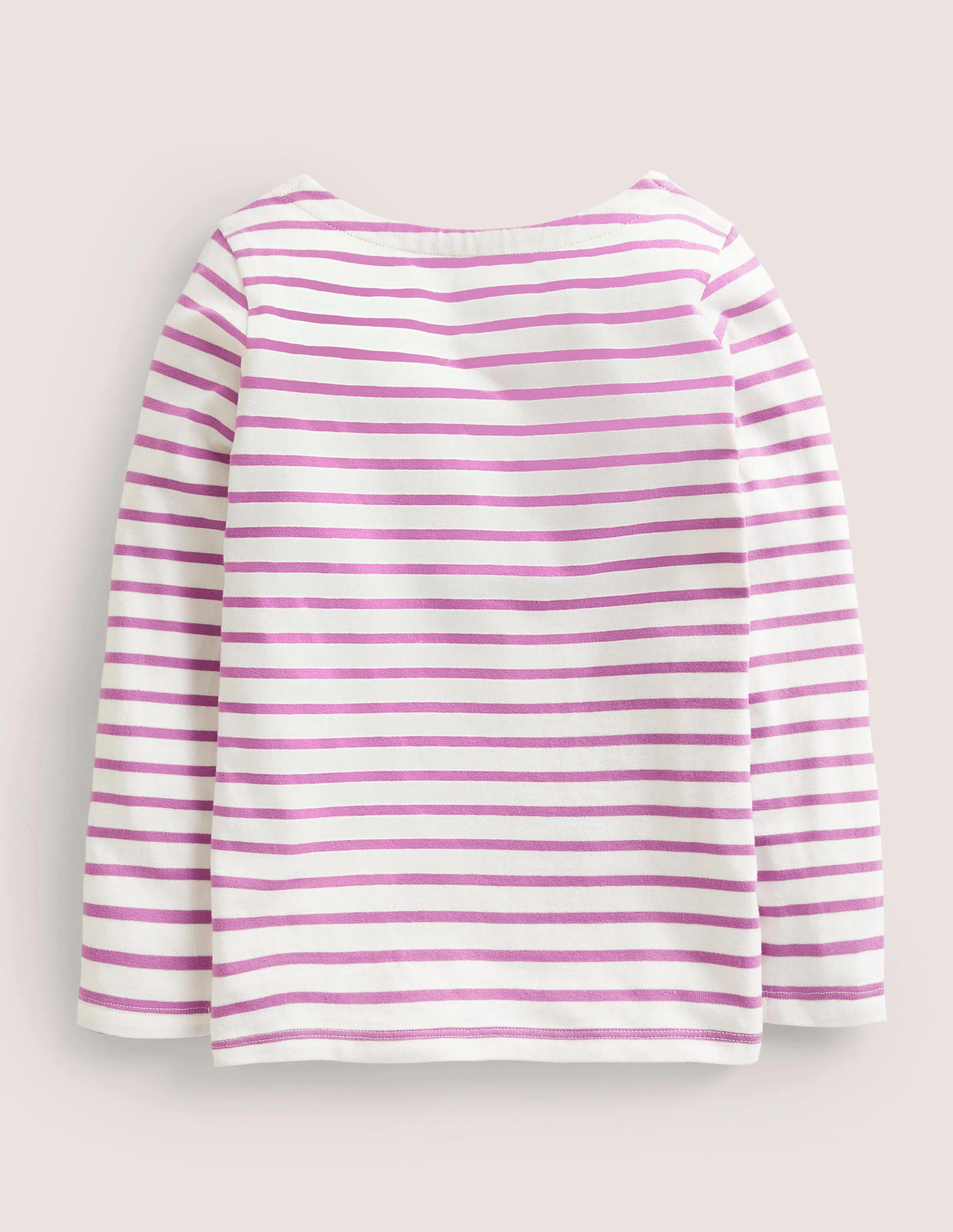 Lustiges Bretonshirt-Lila/Naturweiß - Image 2