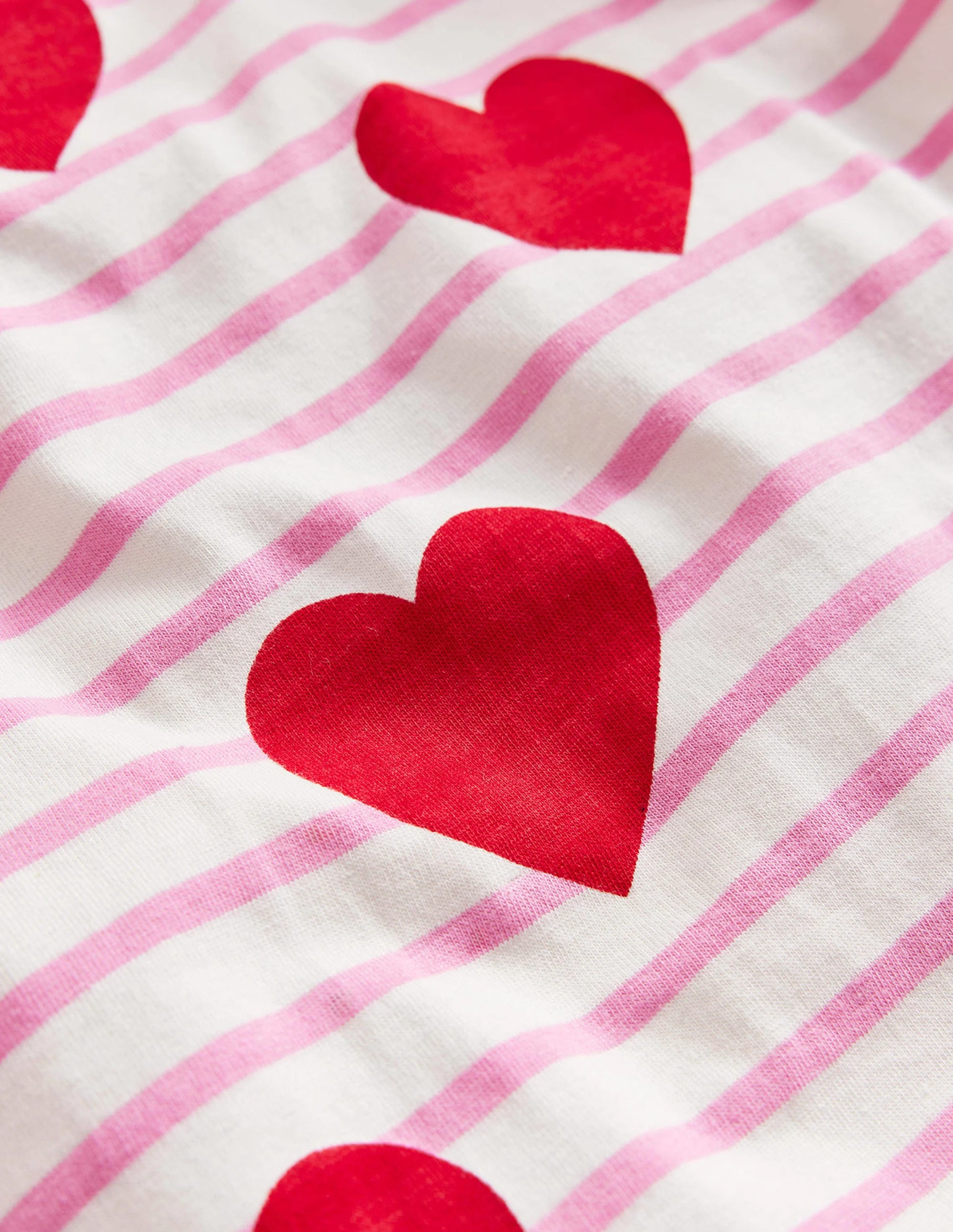 Lustiges Bretonshirt-Mohnblumenrot Herz - Image 3