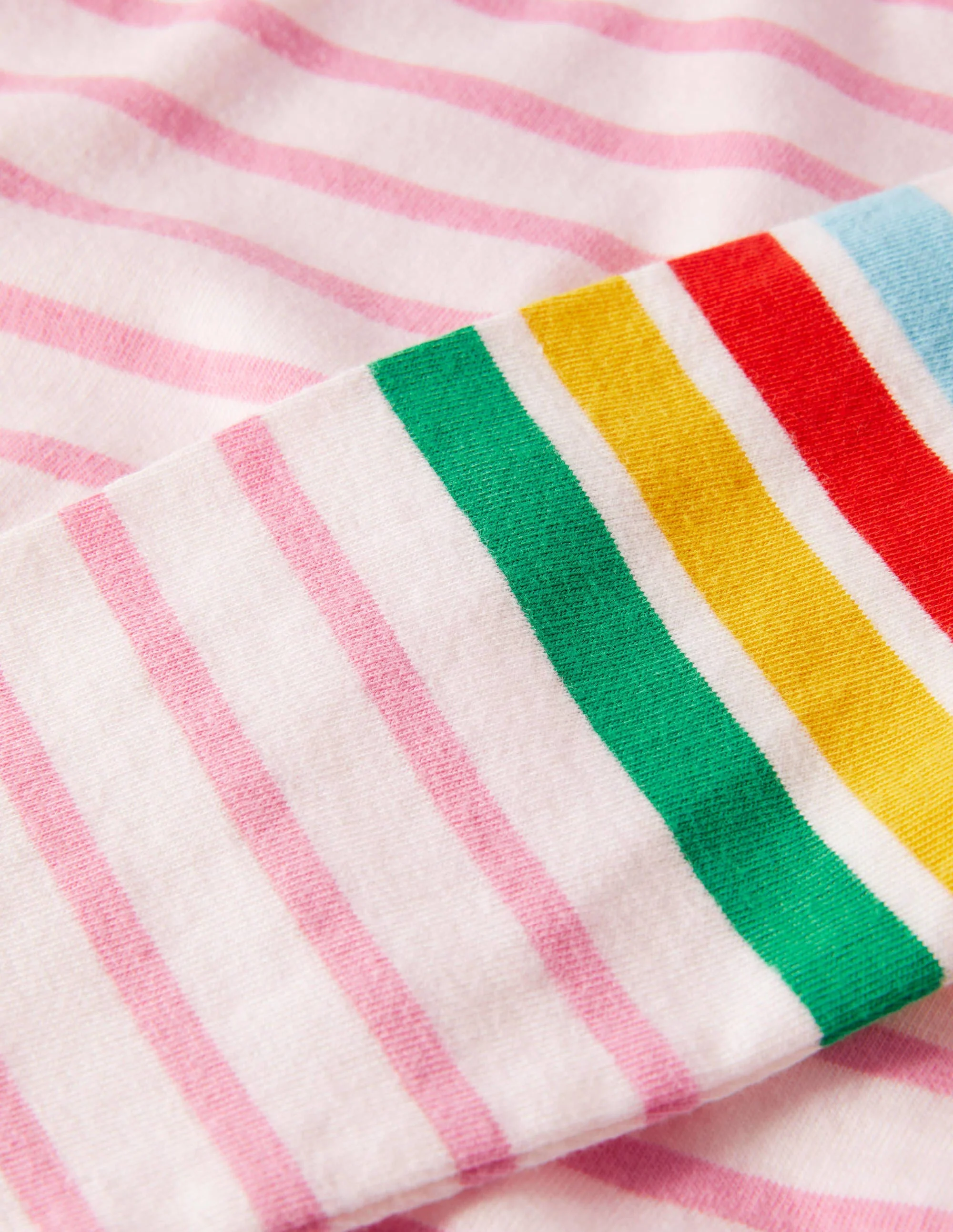 Lustiges Bretonshirt-Rosa, Regenbogen - Image 3