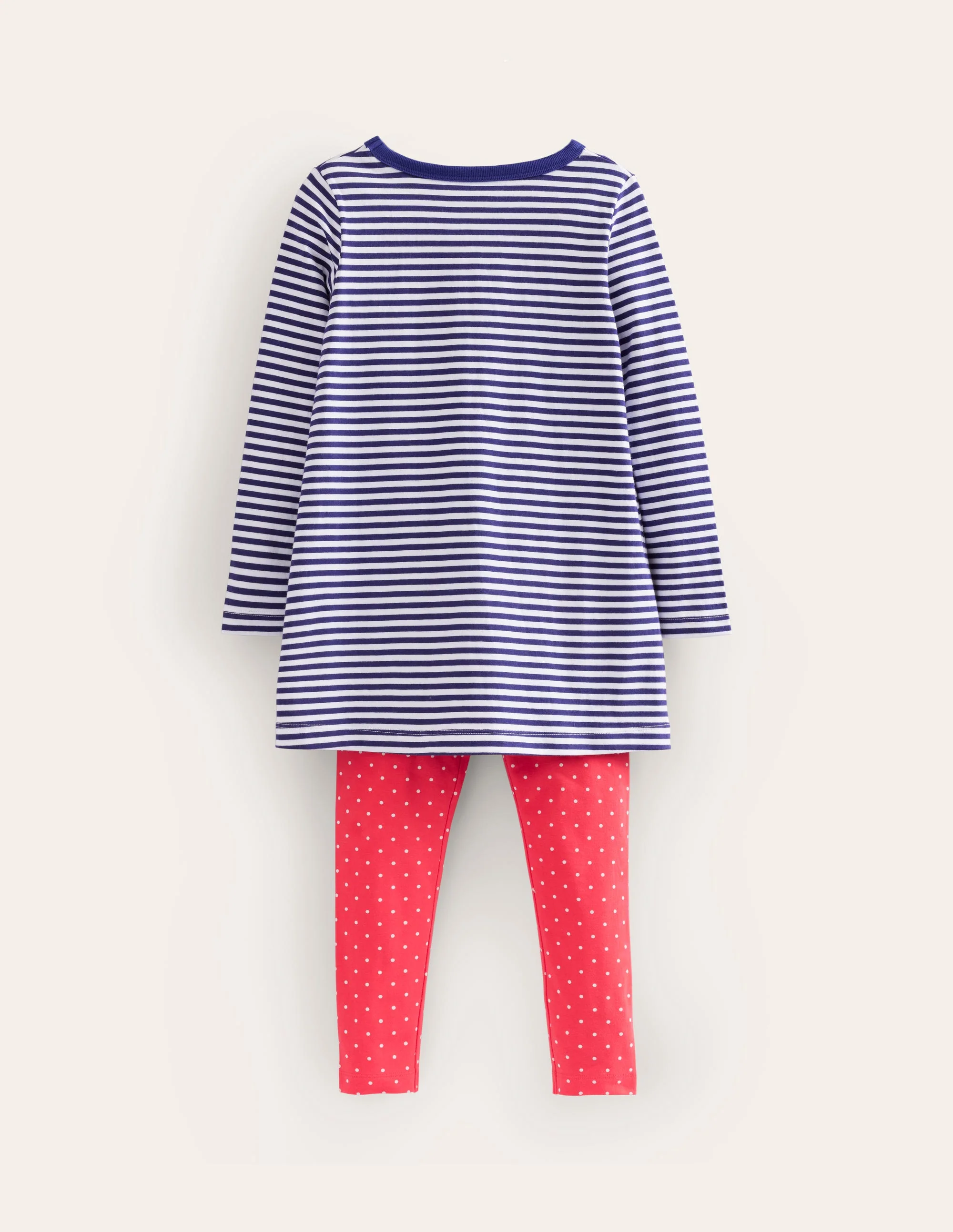 Lustiges Set bestehend aus Tunika und Leggings-Steuerbord/Naturweiß Streifen - Image 2