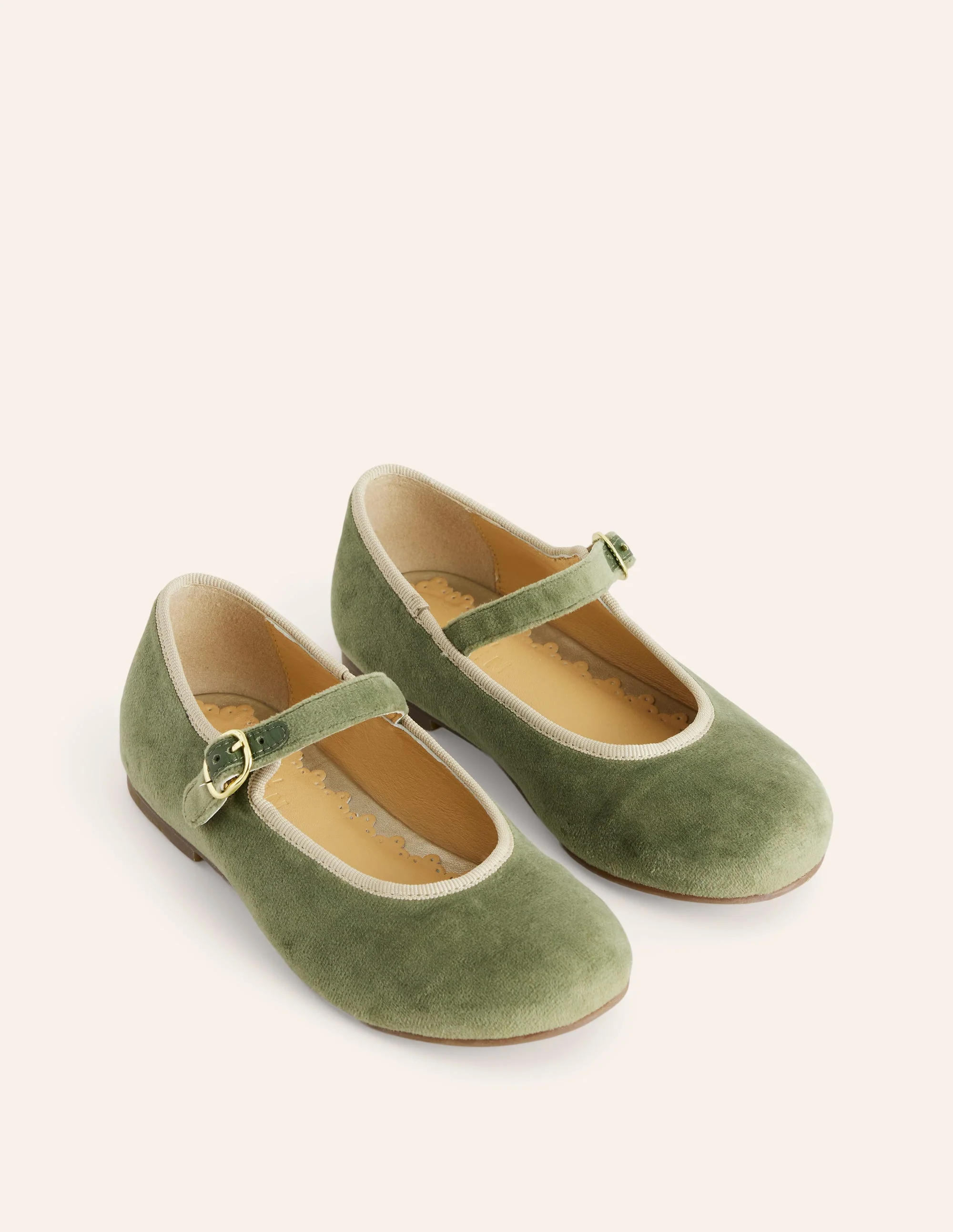 Mary Janes aus Samt-Blattgrün - Image 2