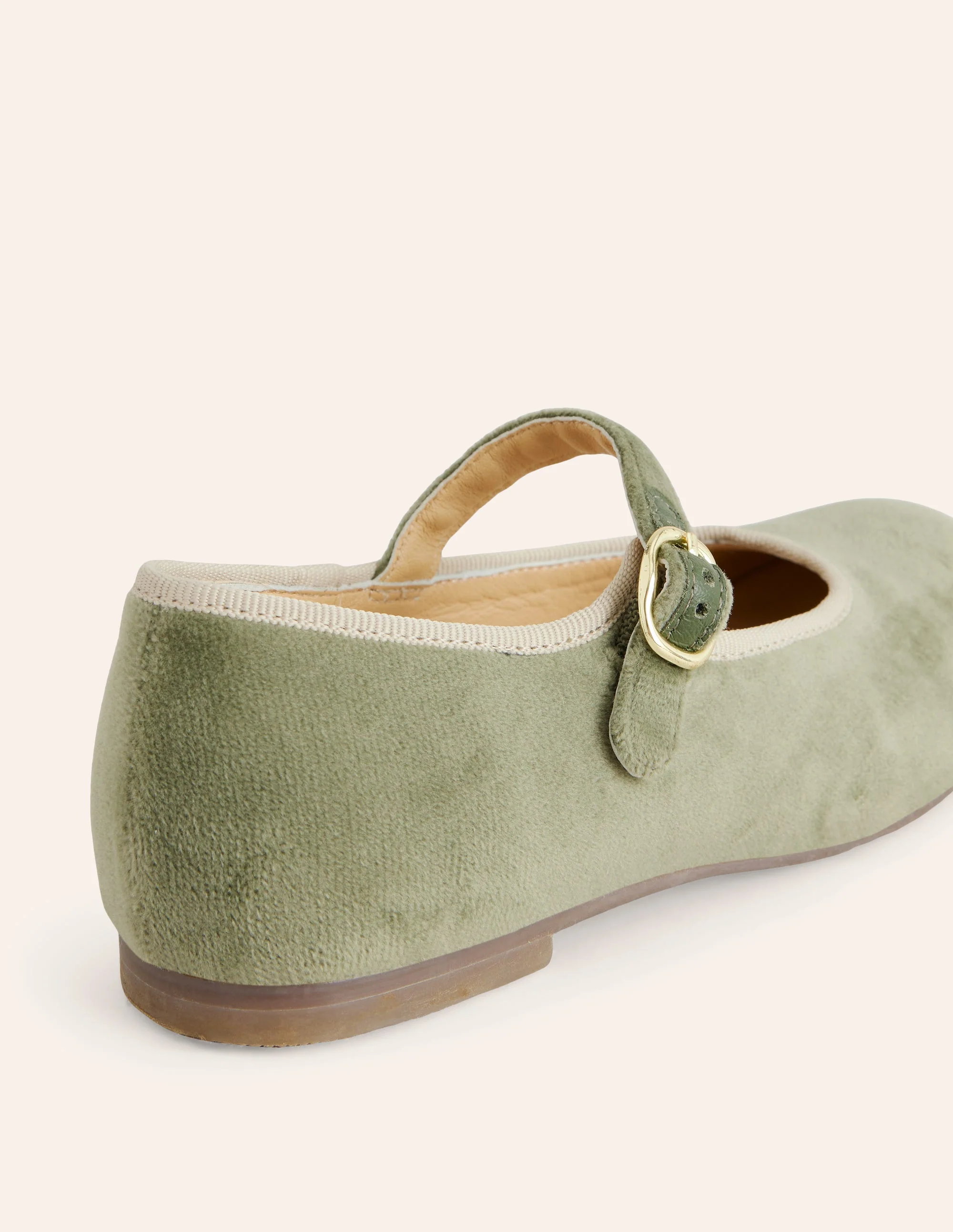 Mary Janes aus Samt-Blattgrün - Image 3