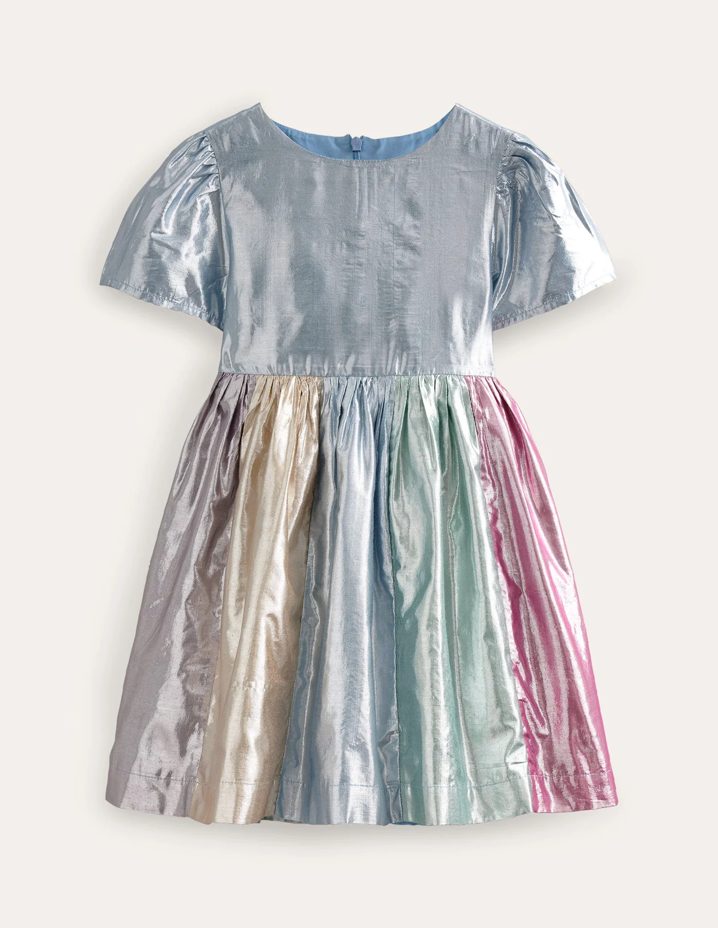 Metallic-Partykleid-Bunt